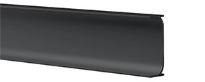 Griffmuldenprofil schwarz g701
