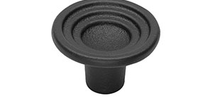 610 Gusseisenknopf Schwarz