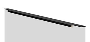 870 Griffleiste Schwarz in Türbreite