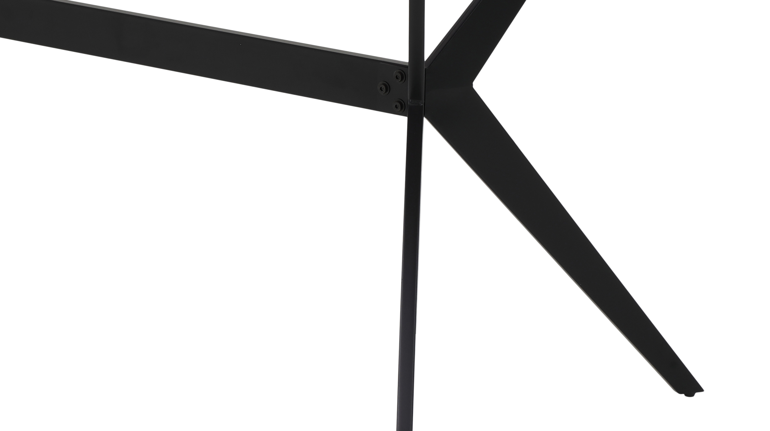 Esstisch 180 x 90 cm Marmoroptik grau - PACCINO