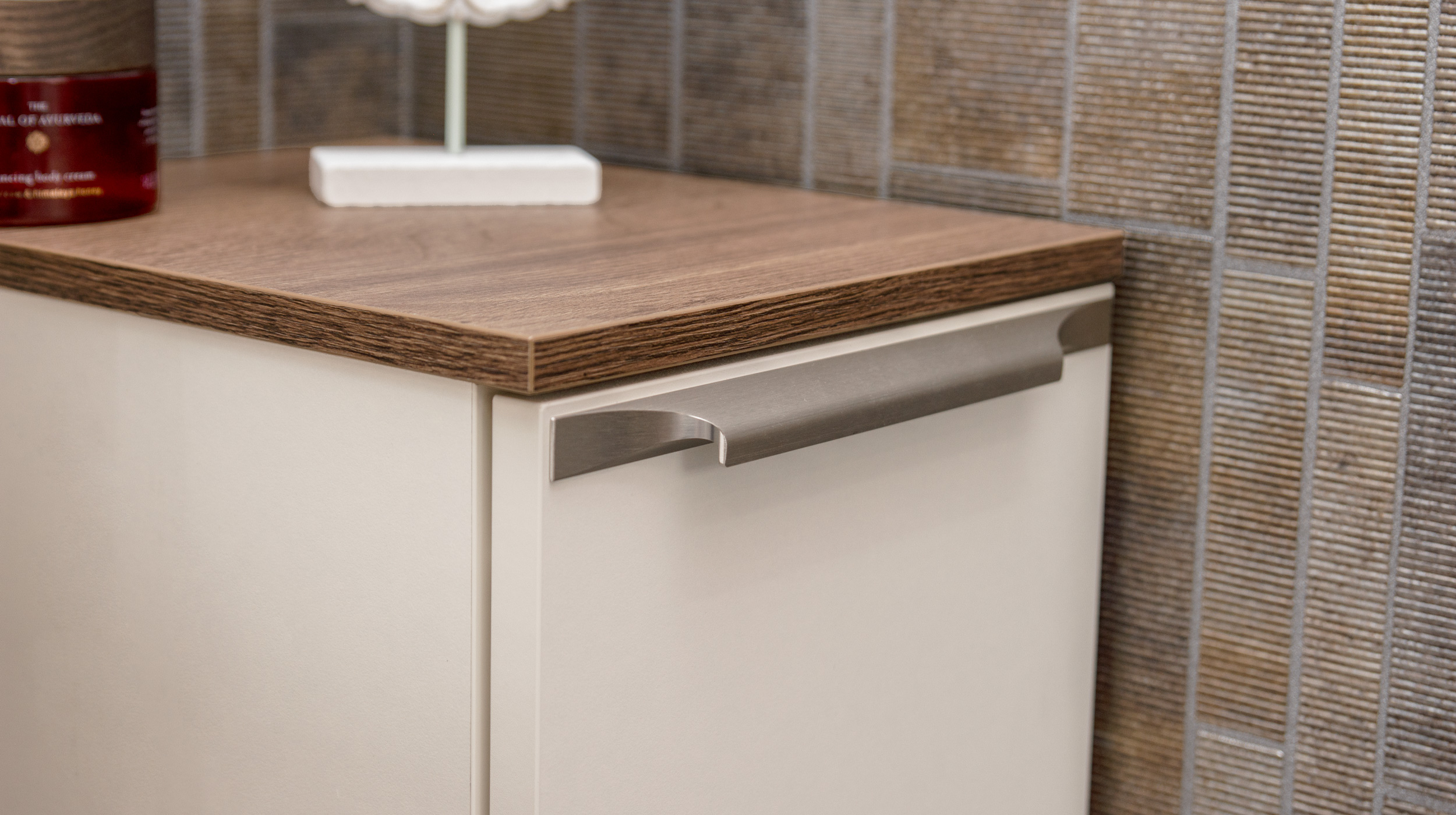 Badmöbel-Set Magnolia - 4 Teile - Waschtisch 120 cm - LEONEL