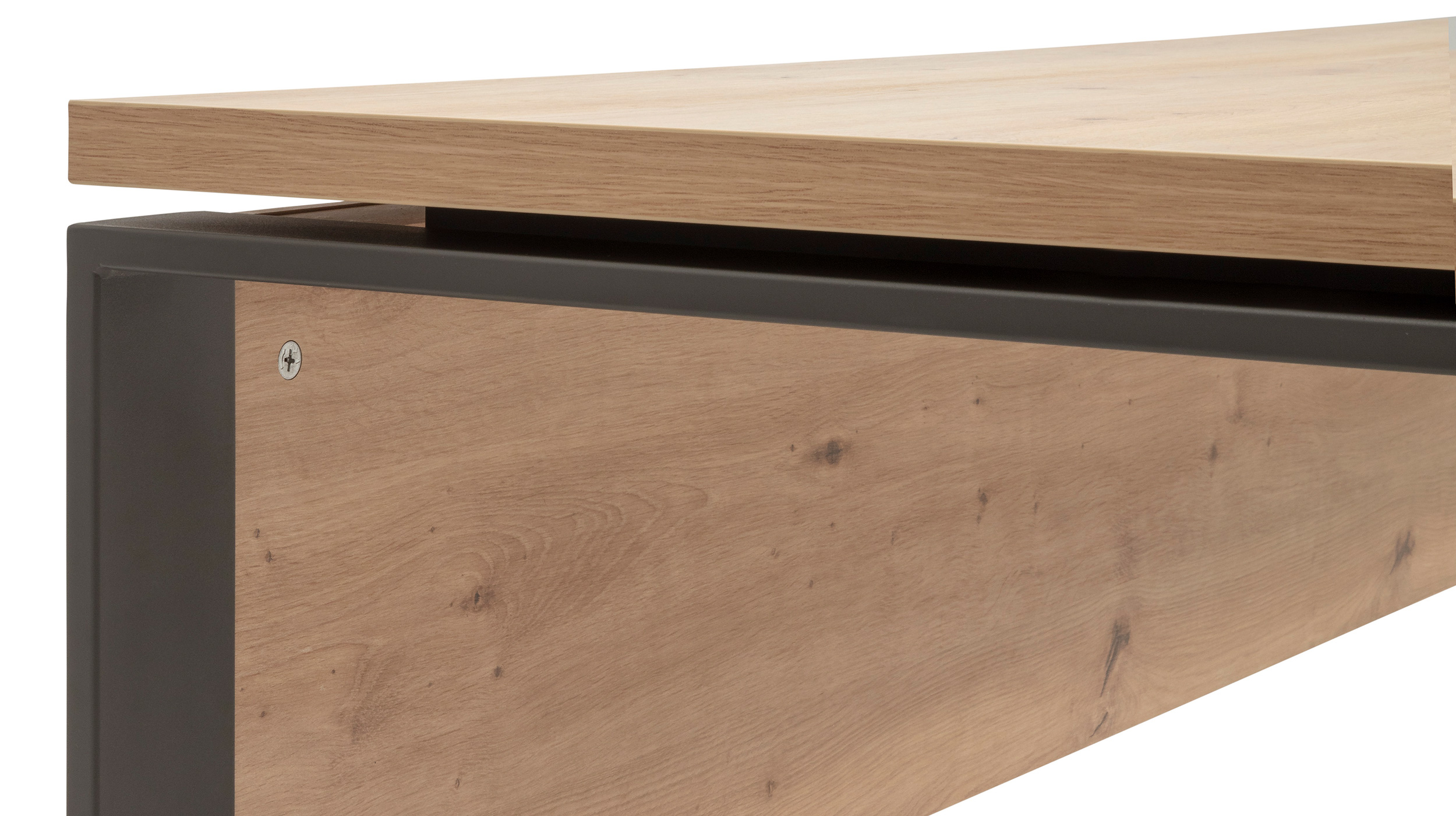 Schreibtisch Artisan Eiche 170 cm Metallgestell - DISEGNO