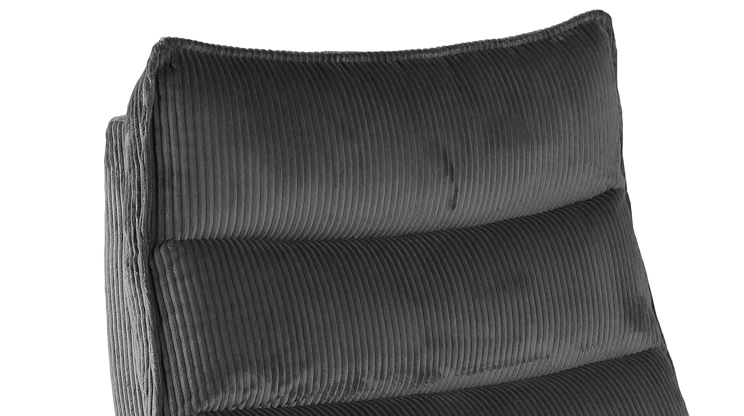 Fernsehsessel Cord grau mit Motor und Relaxfunktion - ELROY
