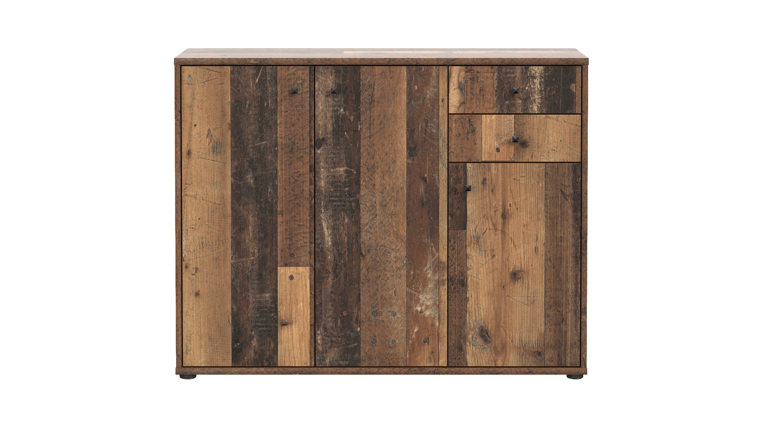 Kommode Old Wood 109 cm 3-türig - TEMPRA