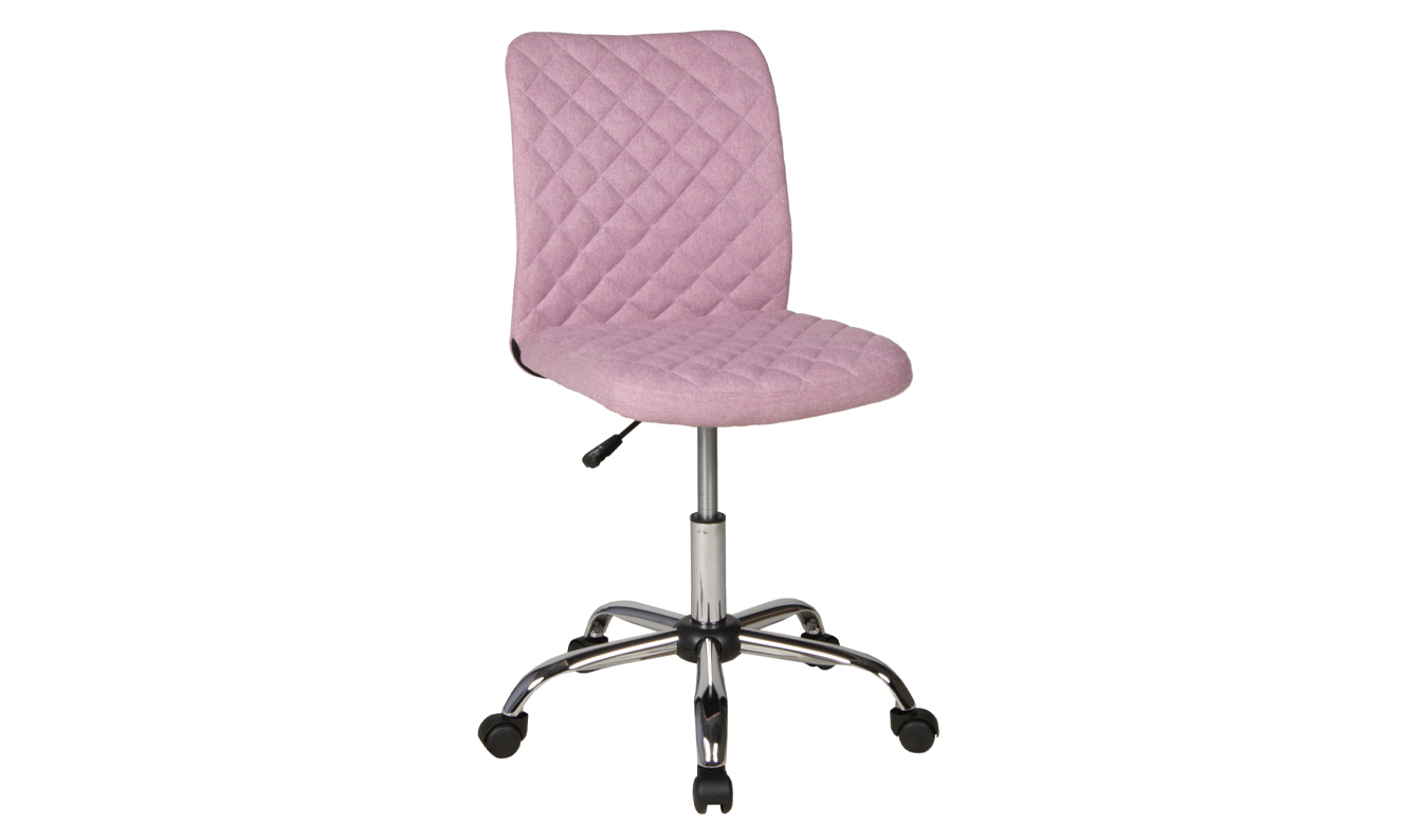 Bürostuhl Drehstuhl höhenverstellbar Microfaser rosa - MILO