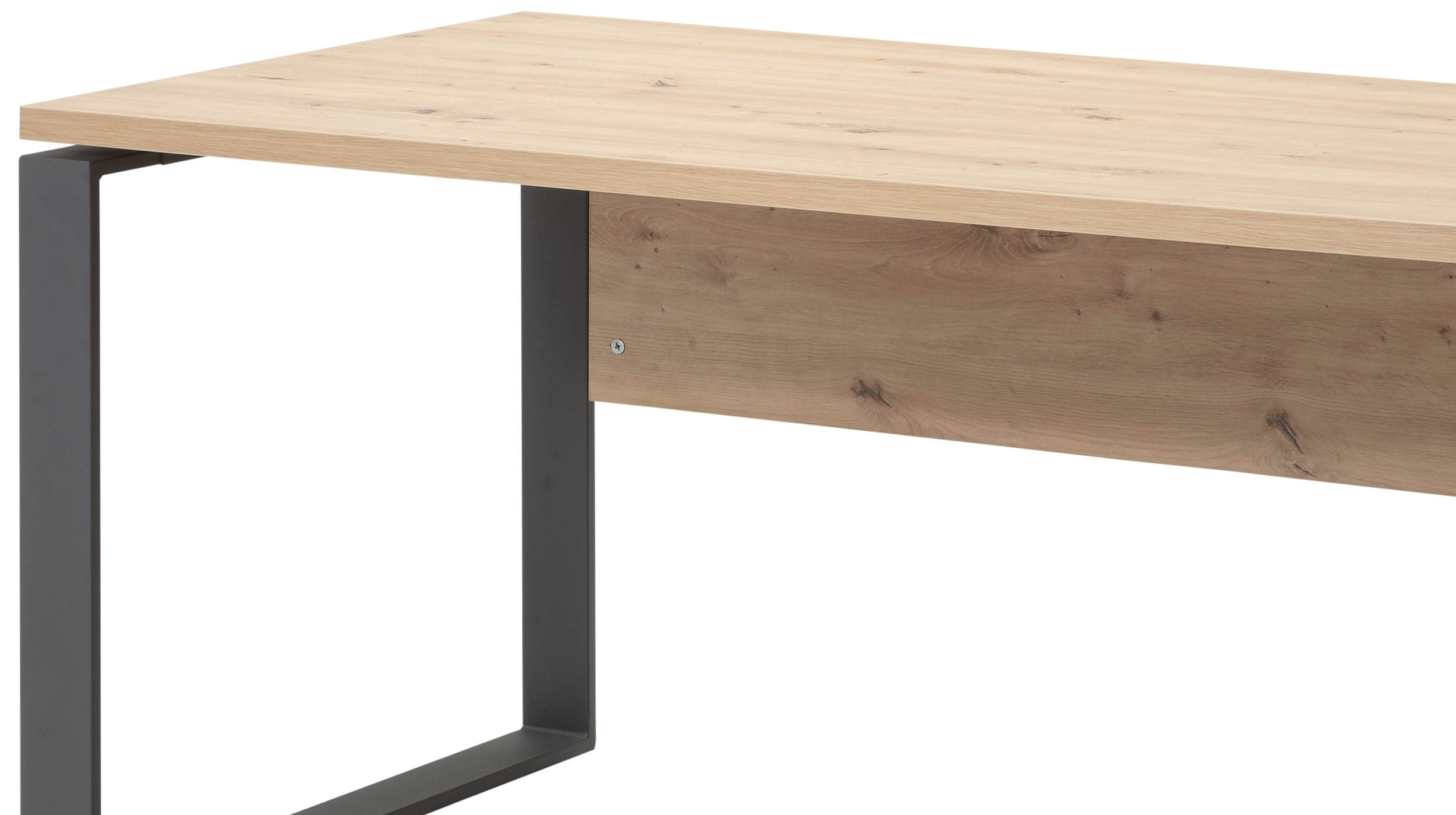 Schreibtisch Artisan Eiche 170 cm Metallgestell - DISEGNO