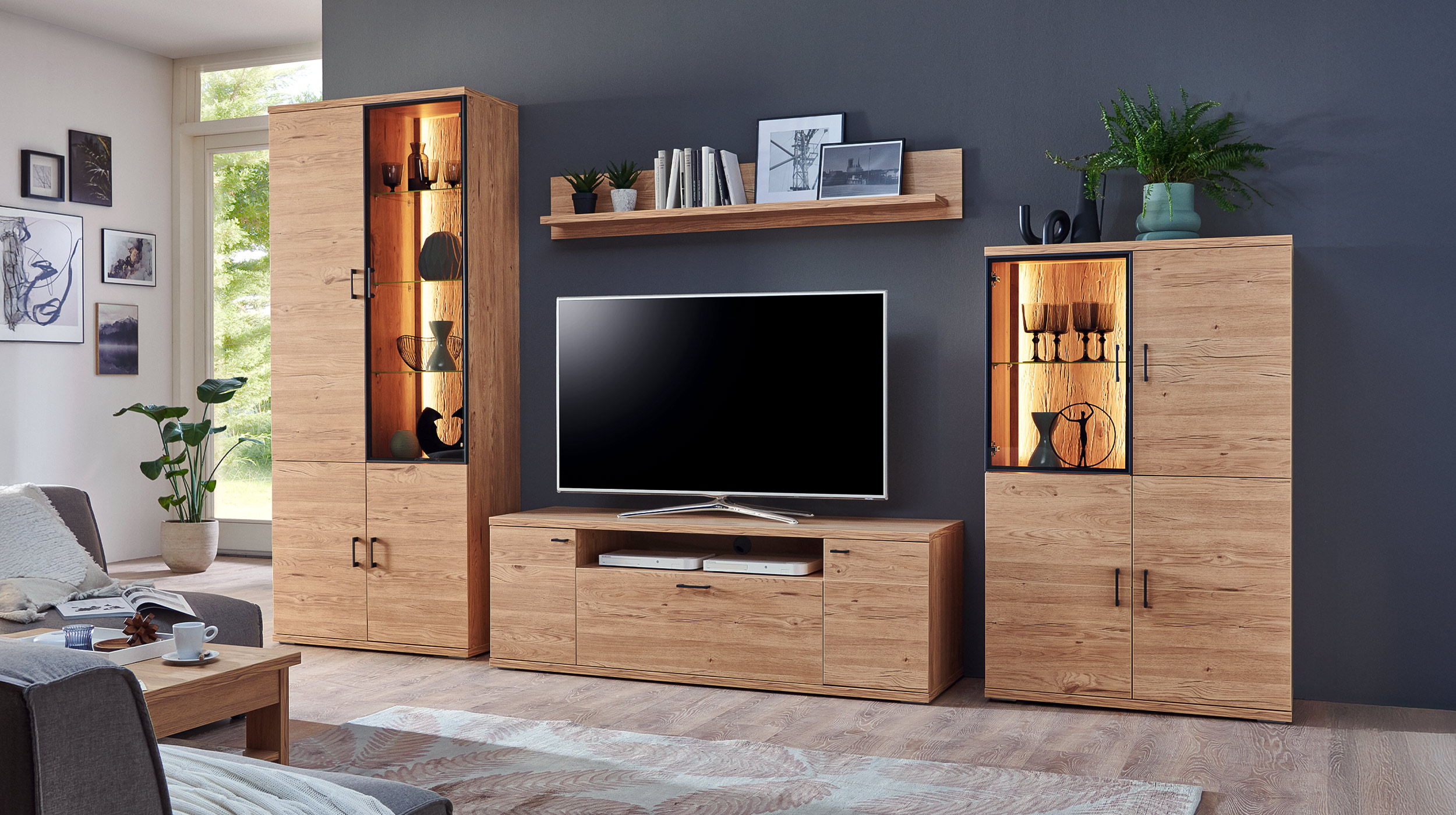 LED Streifenbeleuchtung Vitrine - 2er Set - OLSBERG