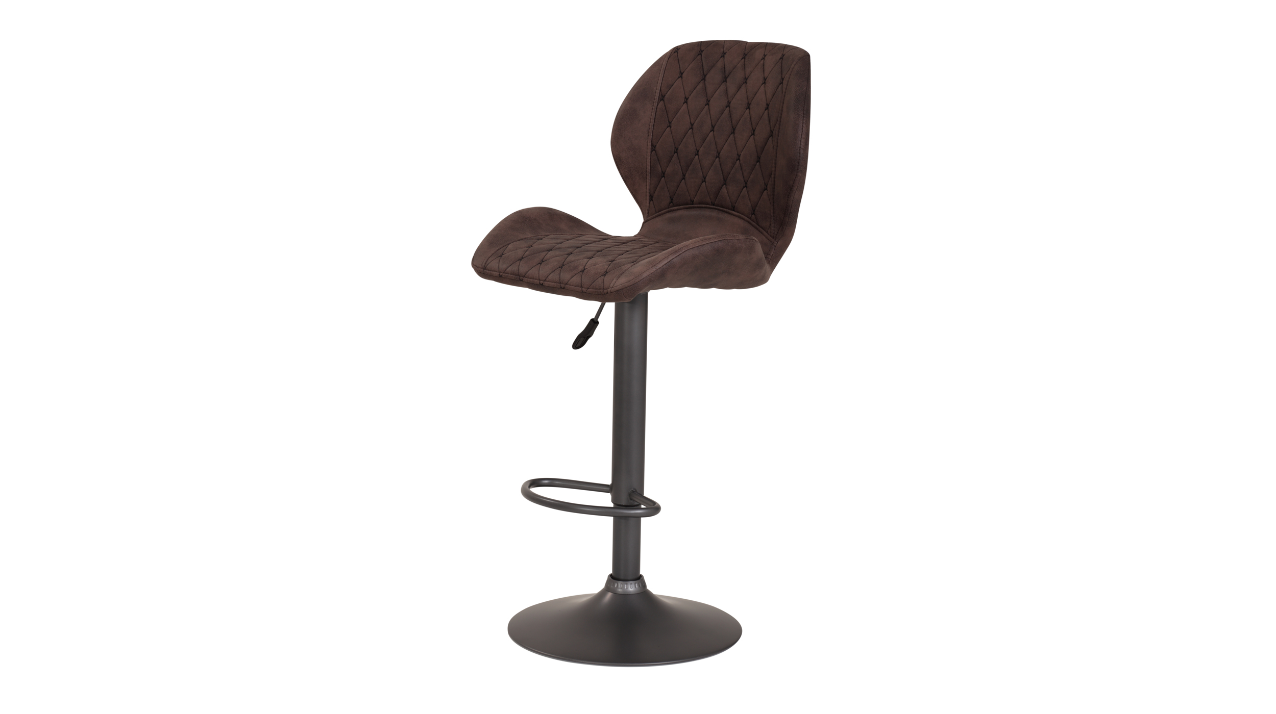 Barhocker vintage braun - höhenverstellbar - SONJA
