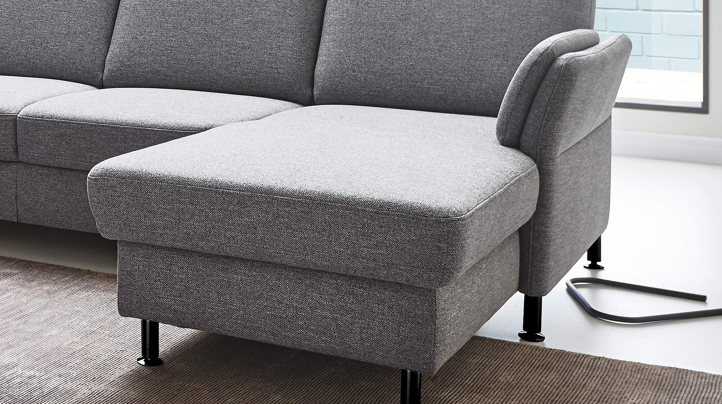 Couchliebe® Wohnlandschaft planbar - unica steel - Basis Version - LAVADA