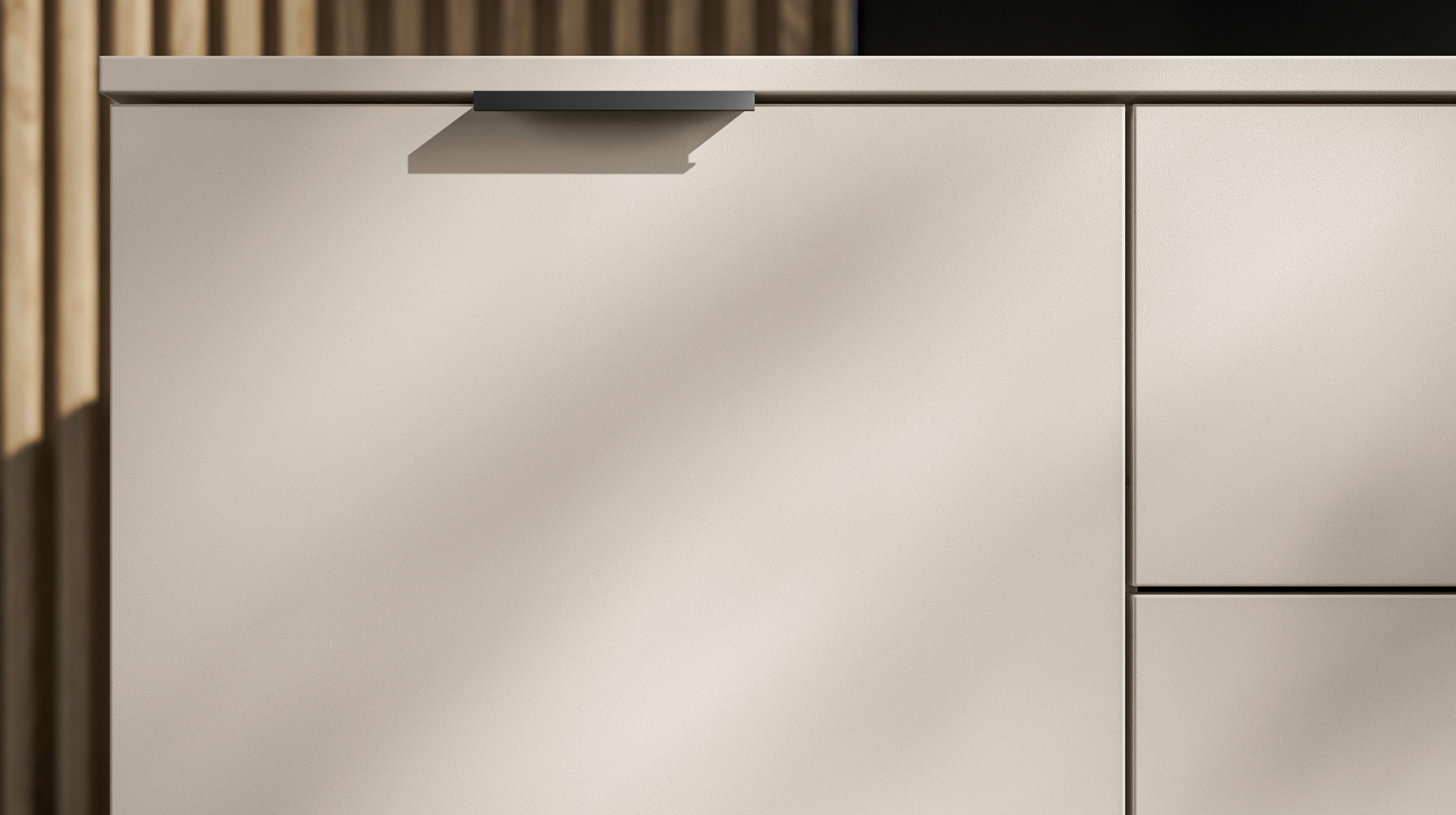 Sideboard mit 4 Schubladen beige 180 cm - LINZ