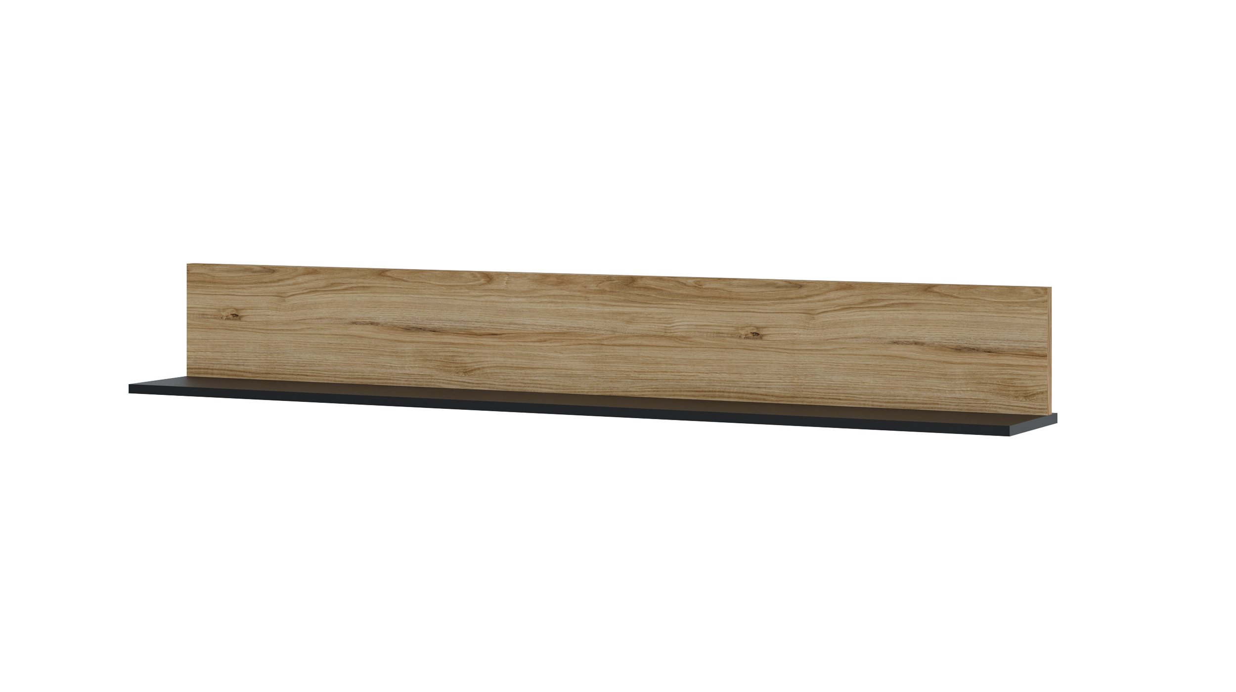 Wandboard Catania Eiche - schwarz - 160 cm - NOVENA