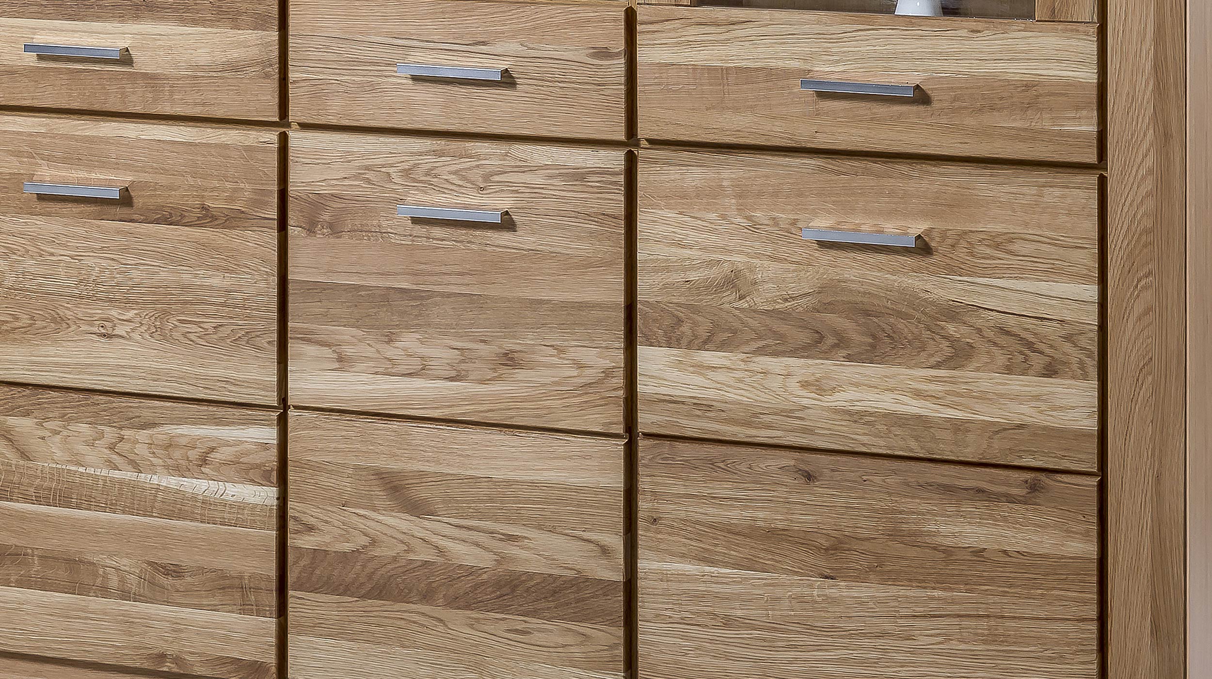 Highboard Wildeiche teilmassiv geölt 159 cm - FREYJA