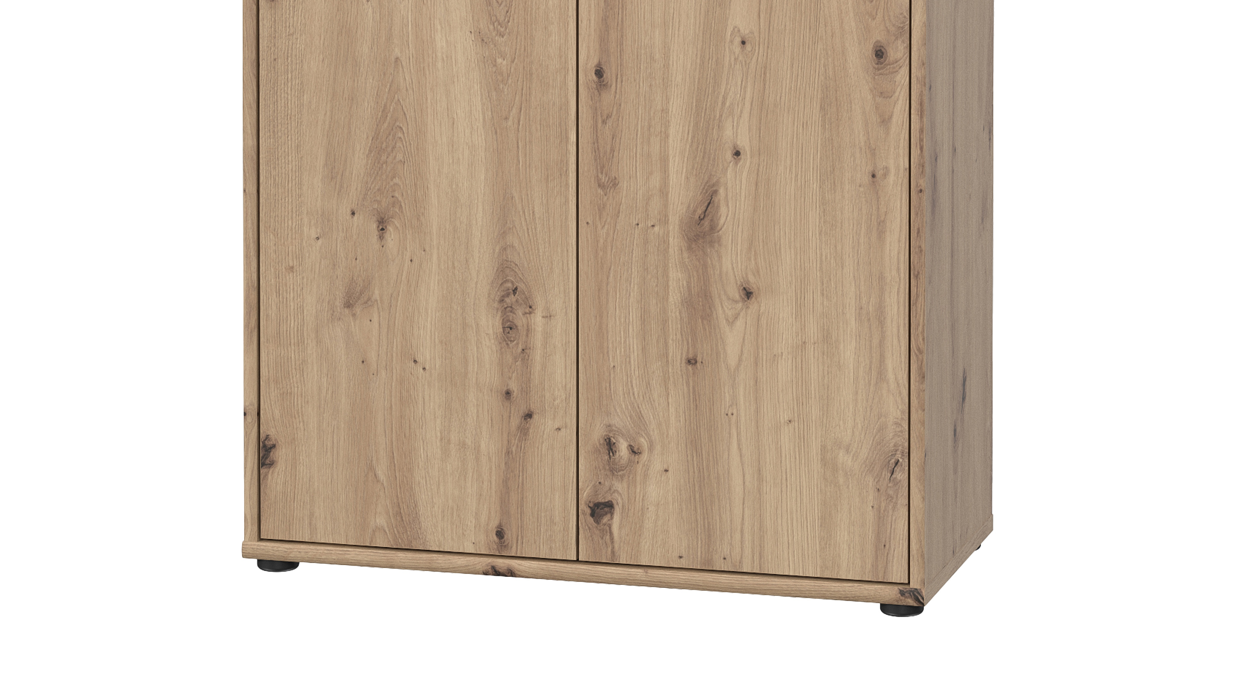Kommode Eiche 74 x 35 cm - 2-türig - TEMPRA