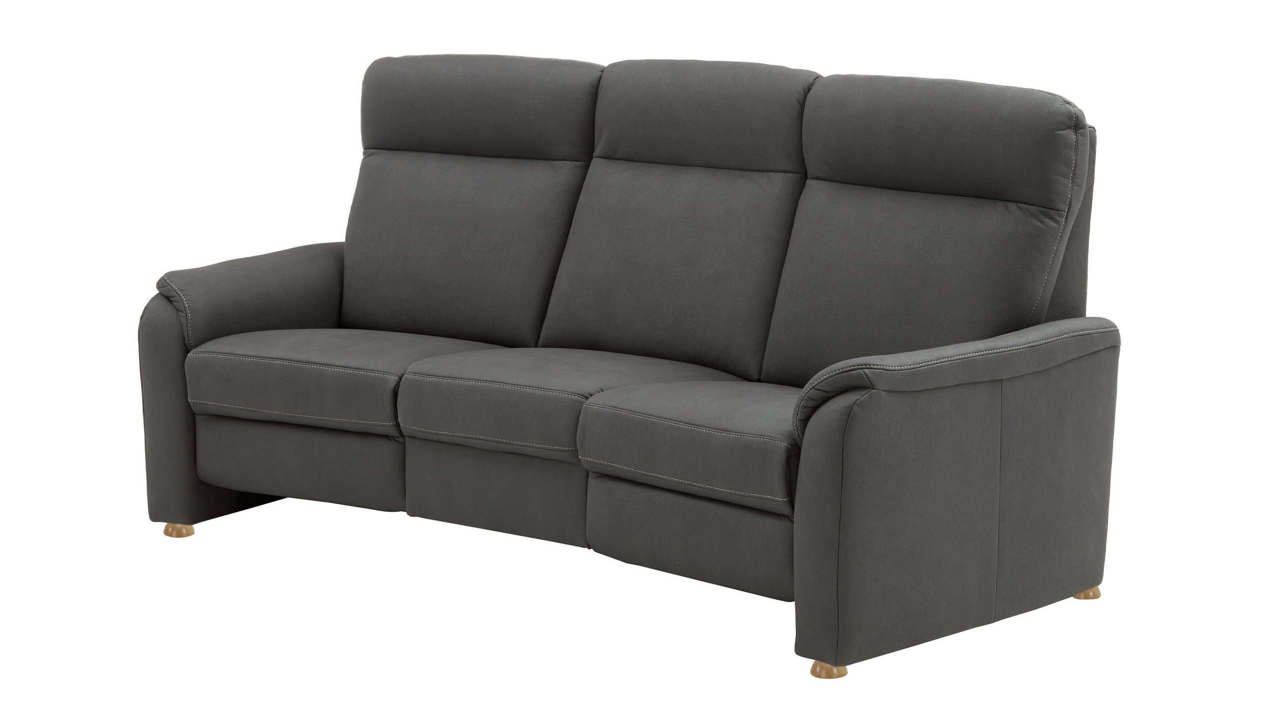 Couchliebe® Einzelsofa 3-Sitzer planbar - anthrazit - Premium Version - PENELOPE
