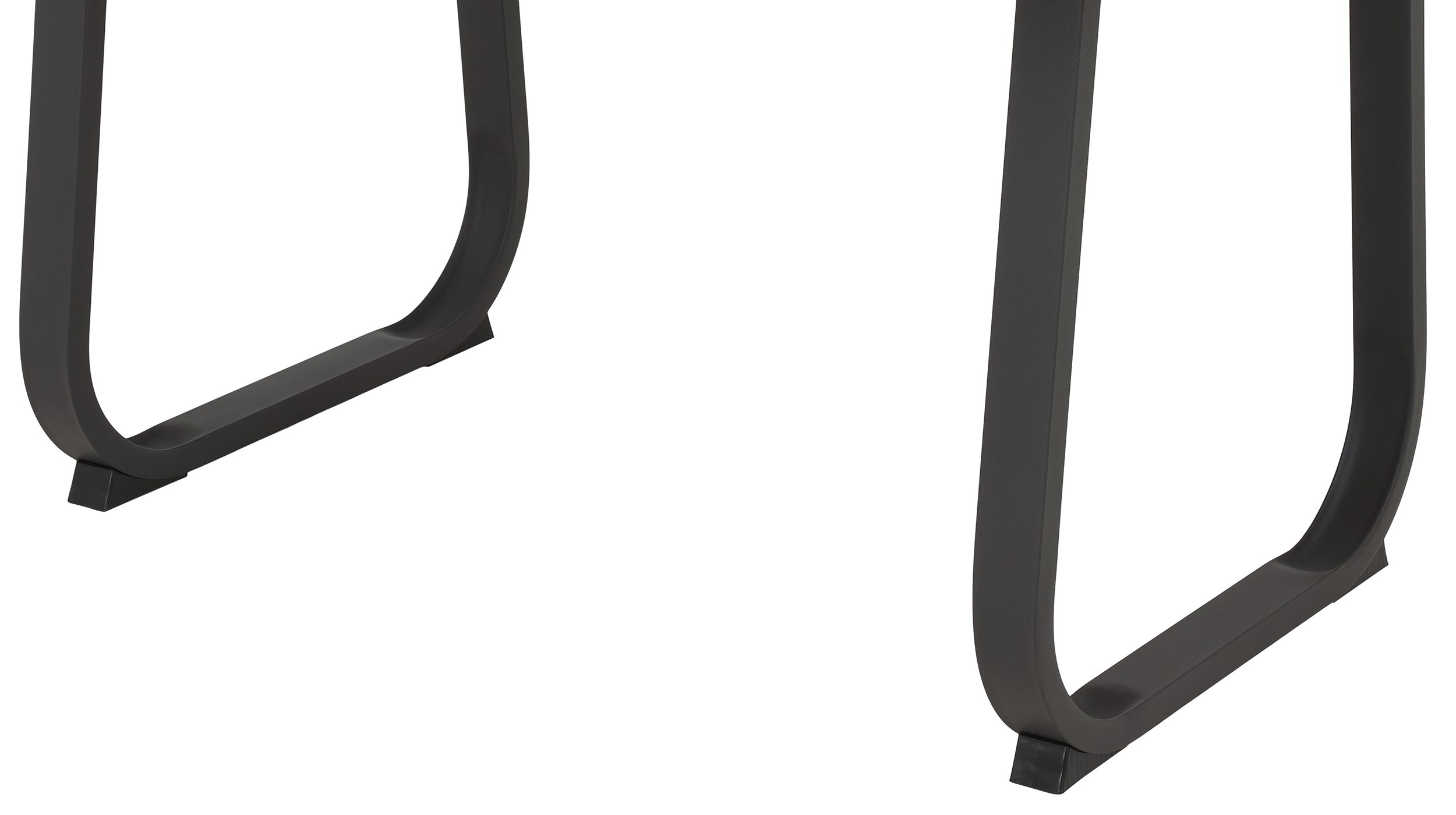 Esstisch 140 x 90 cm - Viking Oak Eiche - Metallkufen - LUISE