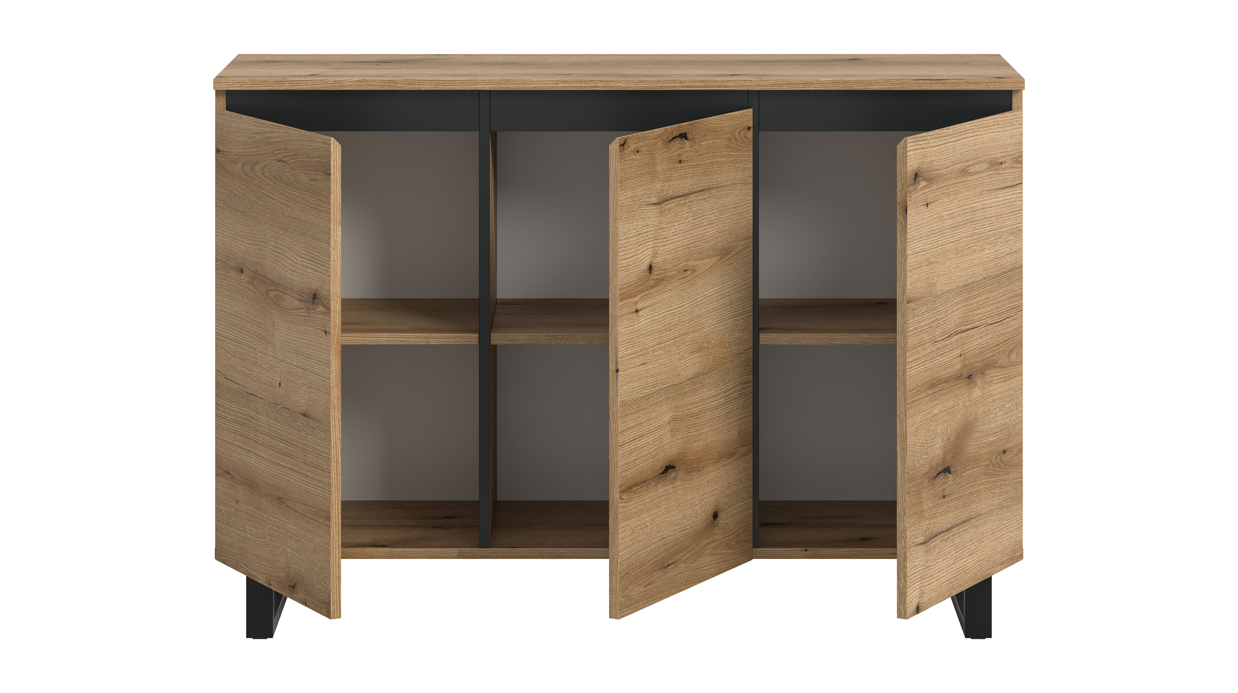 Kommode Evoke Eiche 120 x 36 cm - TOMASA