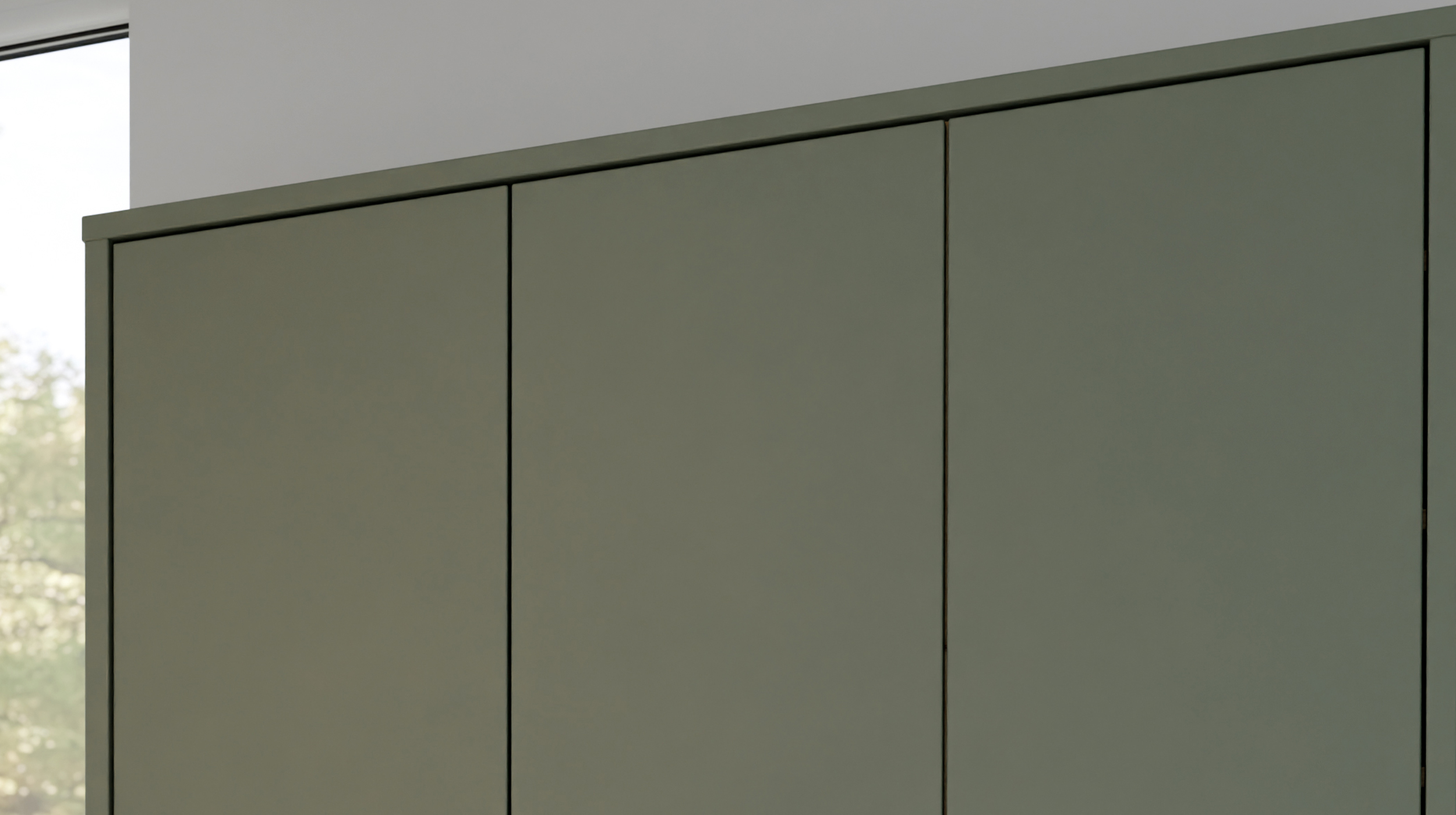 Schuhschrank grün 109 x 192 cm 6-türig - ALICE SPRINGS