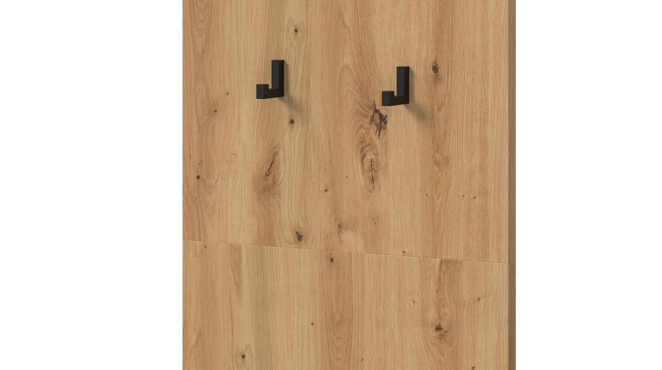 Wandgarderobe Paneele Artisan Eiche 50 cm - DRIVE