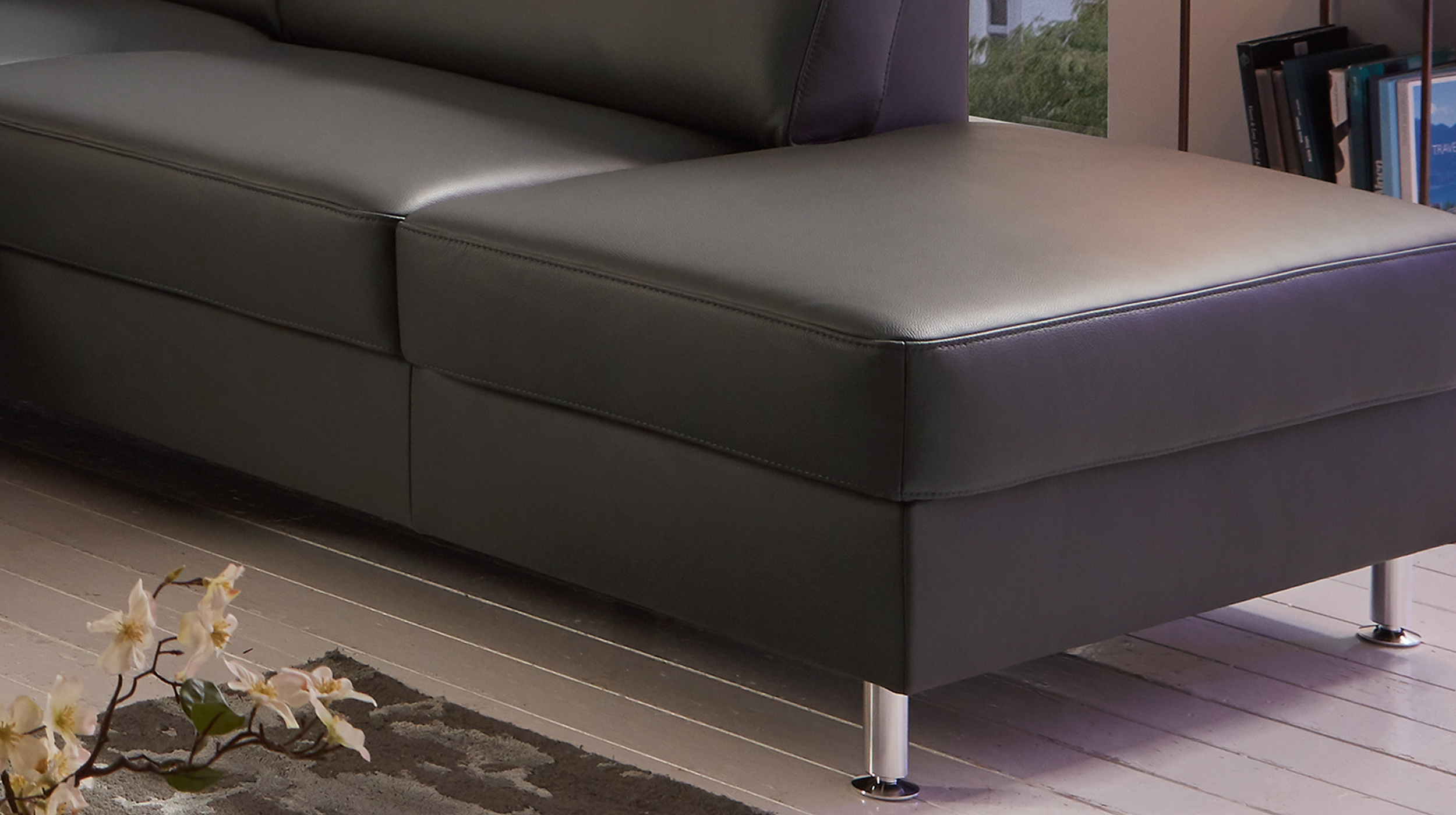 Couchliebe® Wohnlandschaft planbar - anthrazit - Premium Version - MARTINA