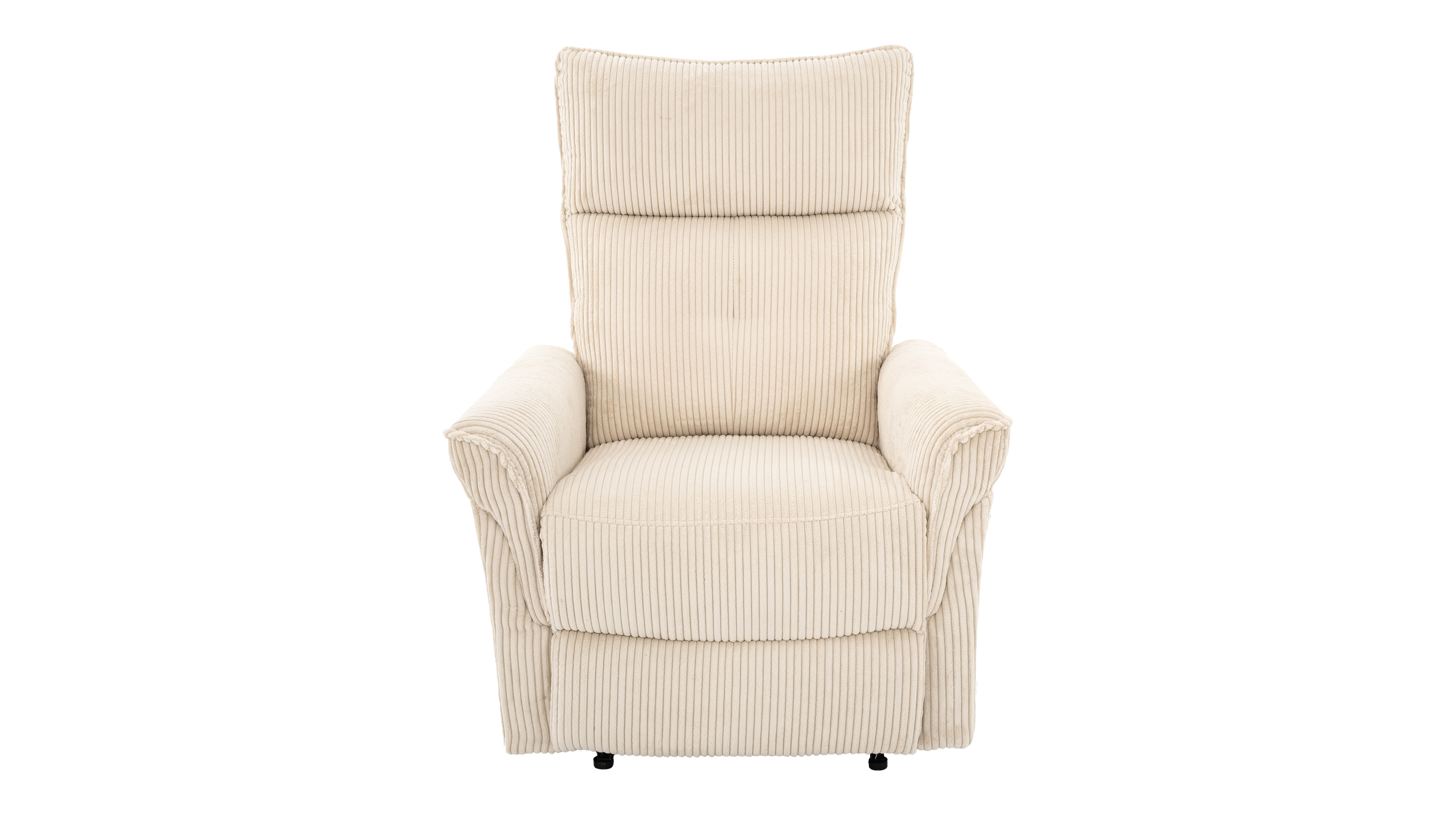 Fernsehsessel Cord beige mit Motor - BELVANO