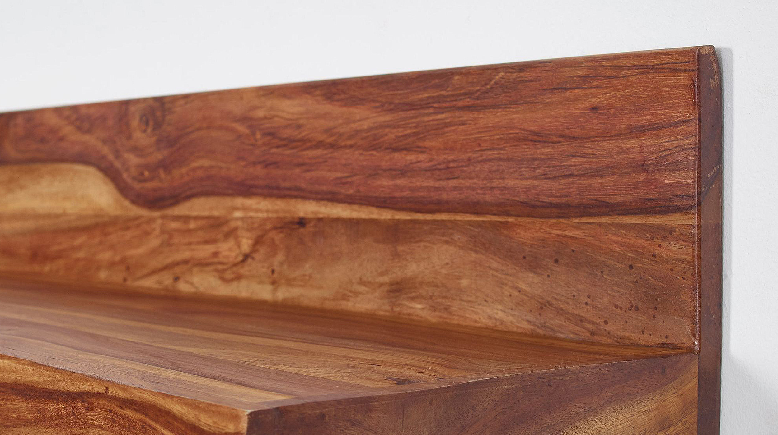 Wandboard Sheesham massiv gebeizt - 60 cm - MIKKEL