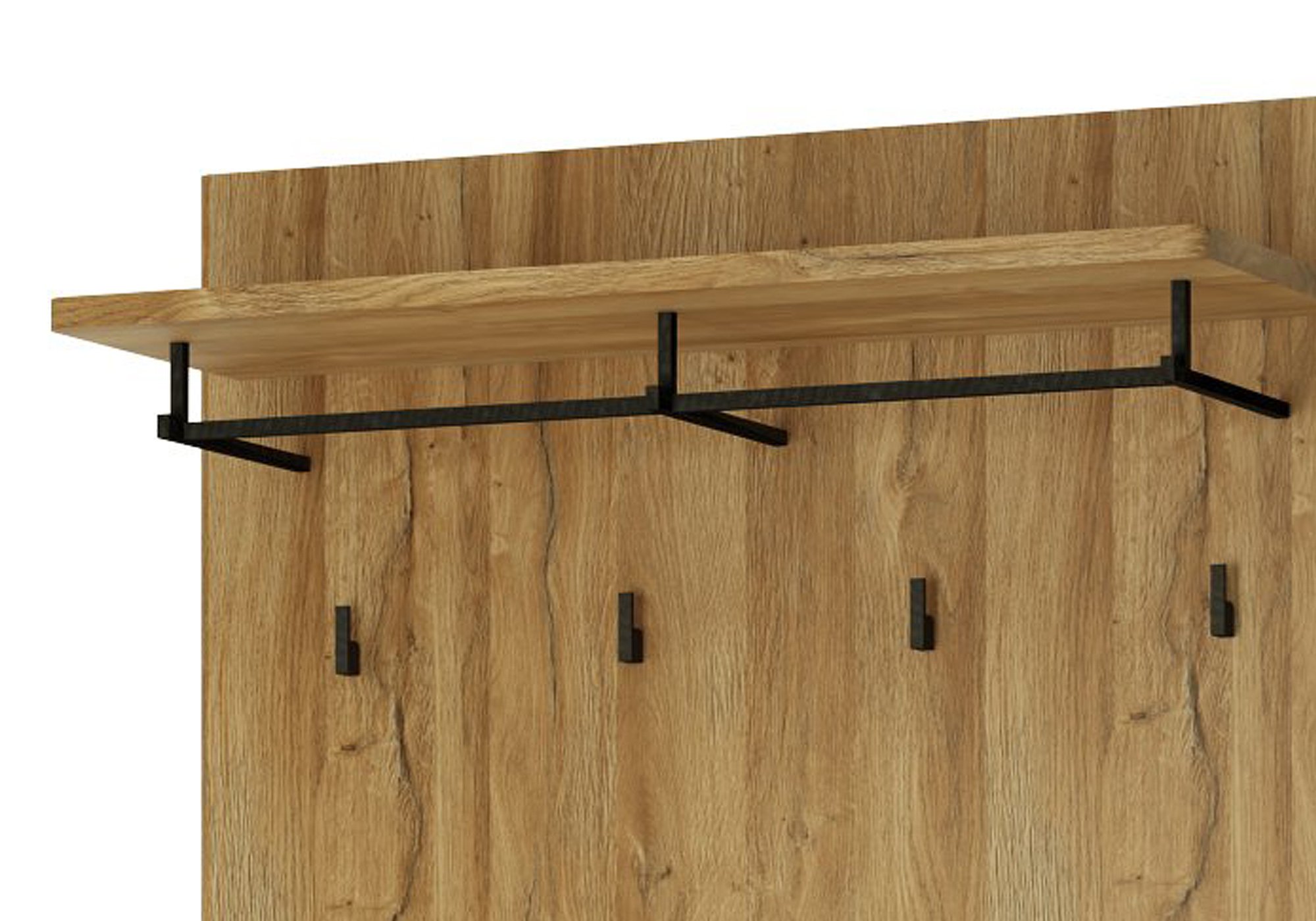 Wandgarderobe Paneel 93 cm Grandson Eiche - CORTINA