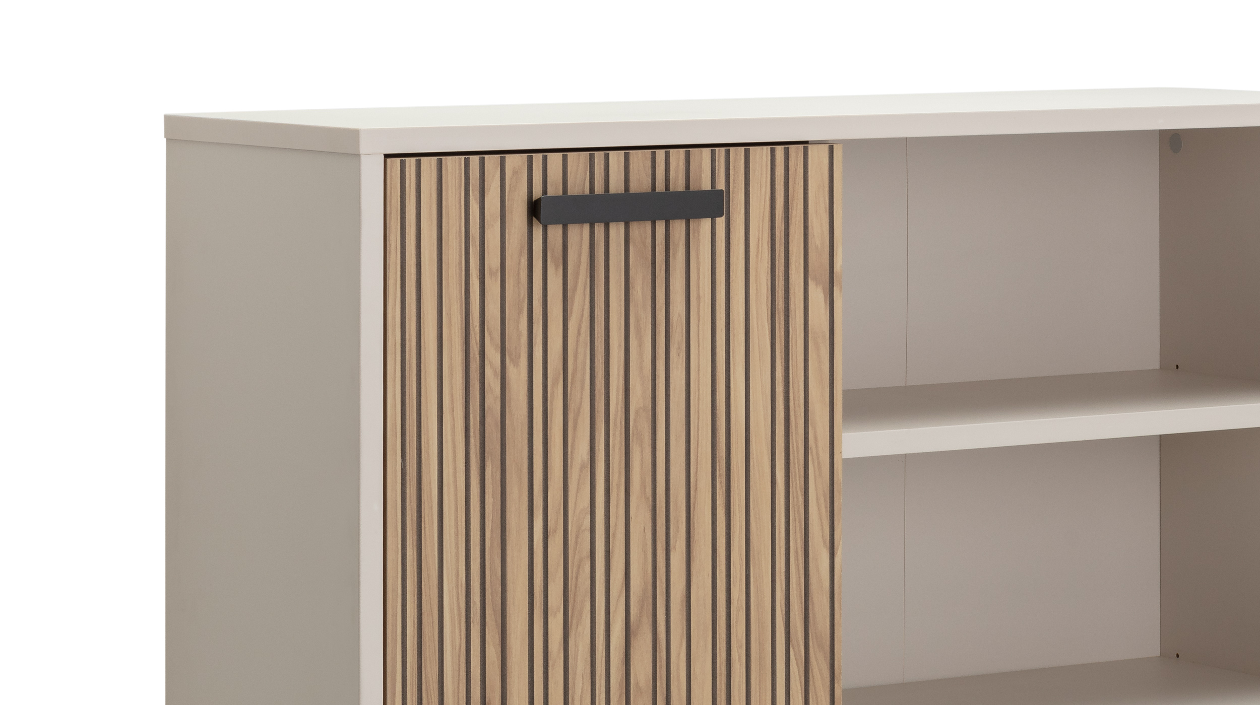 Highboard 2 Türen Eiche - beige - 101 cm - BRAVO