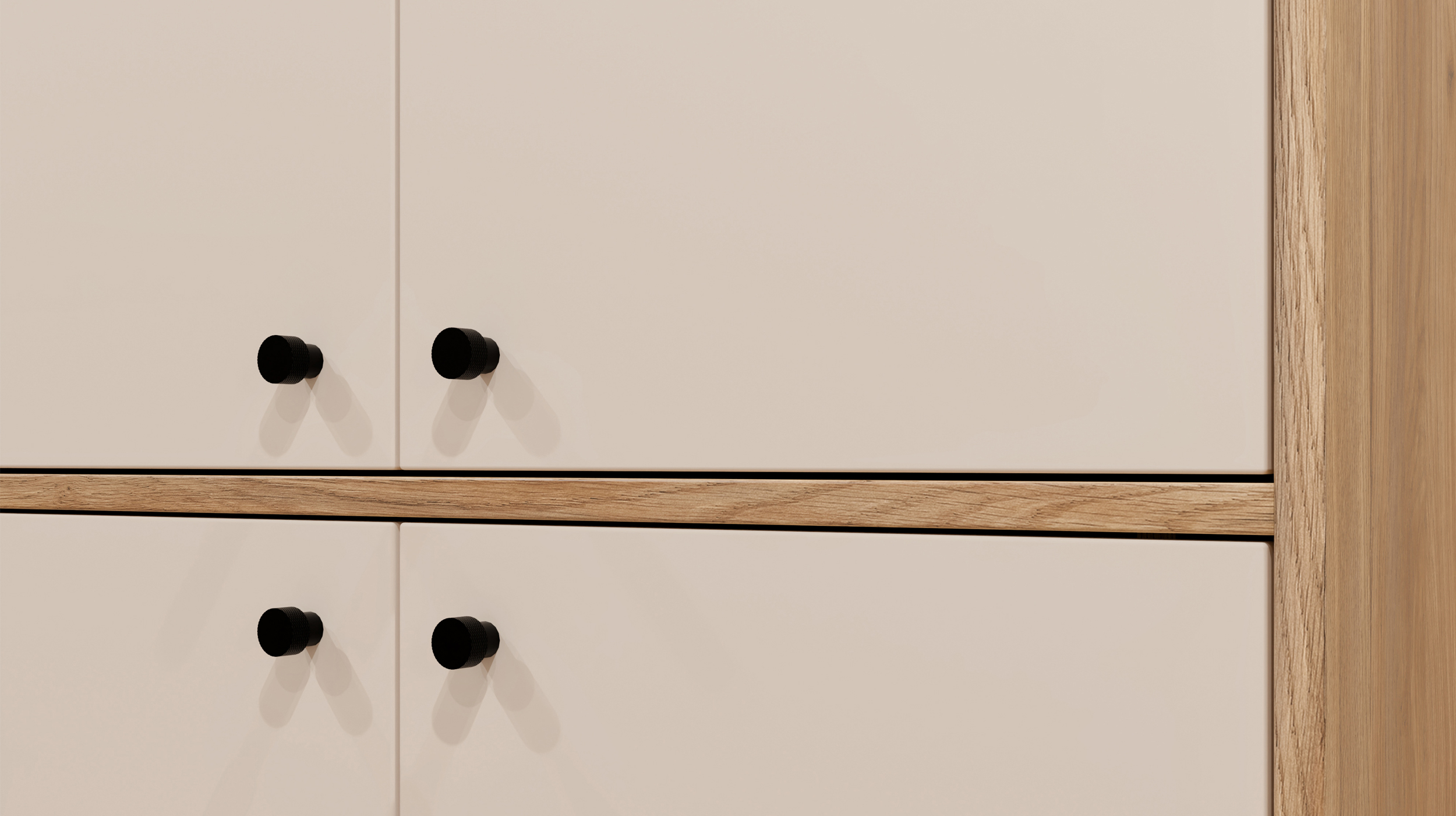 Schuhschrank weiß Artisan Eiche 84 x 191 cm - KENDRAY