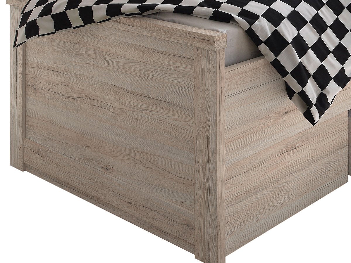 Jugendbett 100 x 200 cm San Remo Eiche - LUCA