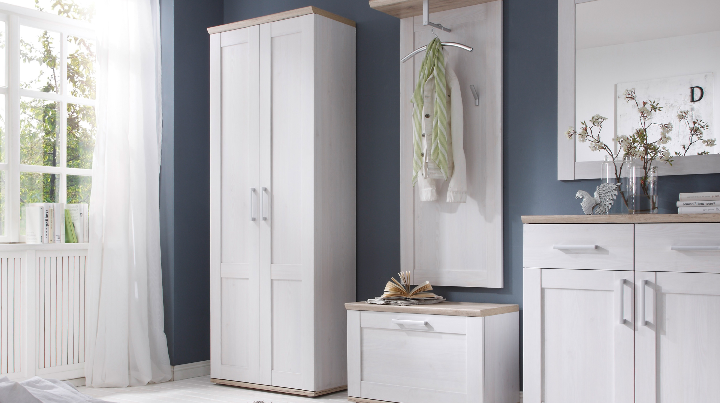Garderobenschrank Sibiu Lärche 76 x 201 cm - ROMANCE
