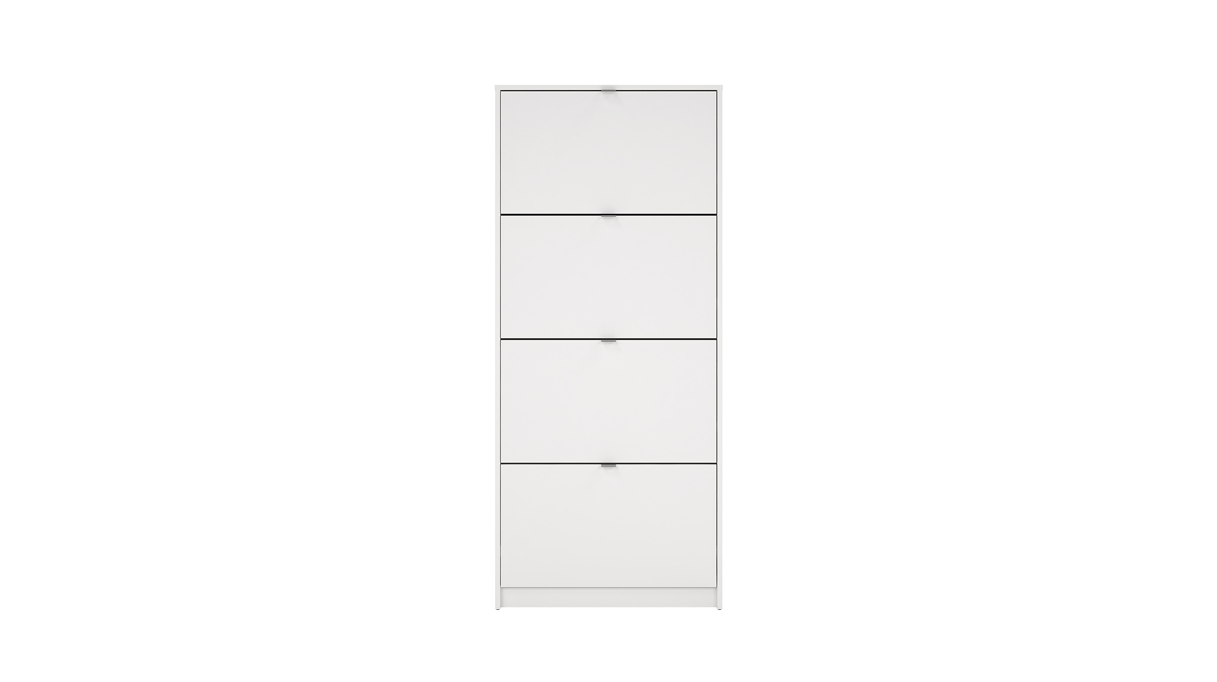 Schuhschrank weiß 4-türig 70 × 162 cm - SHOES