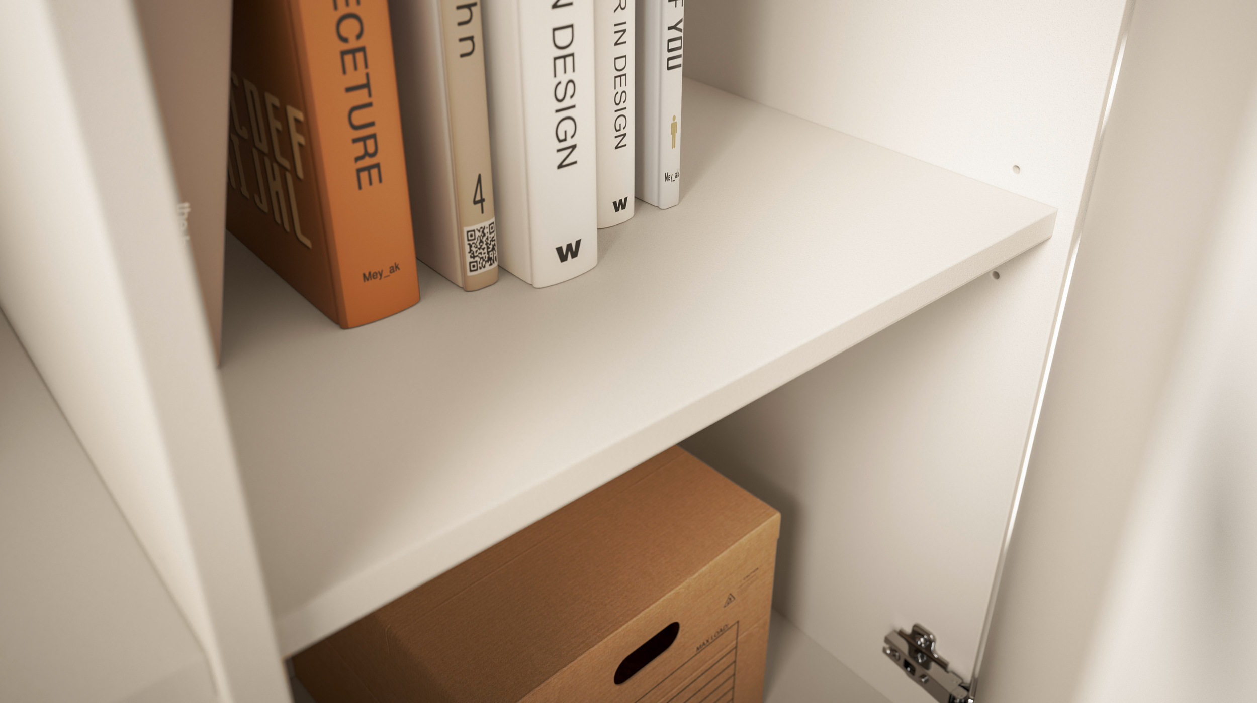 Kommode beige 90 x 40 cm - 2-türig - LINZ