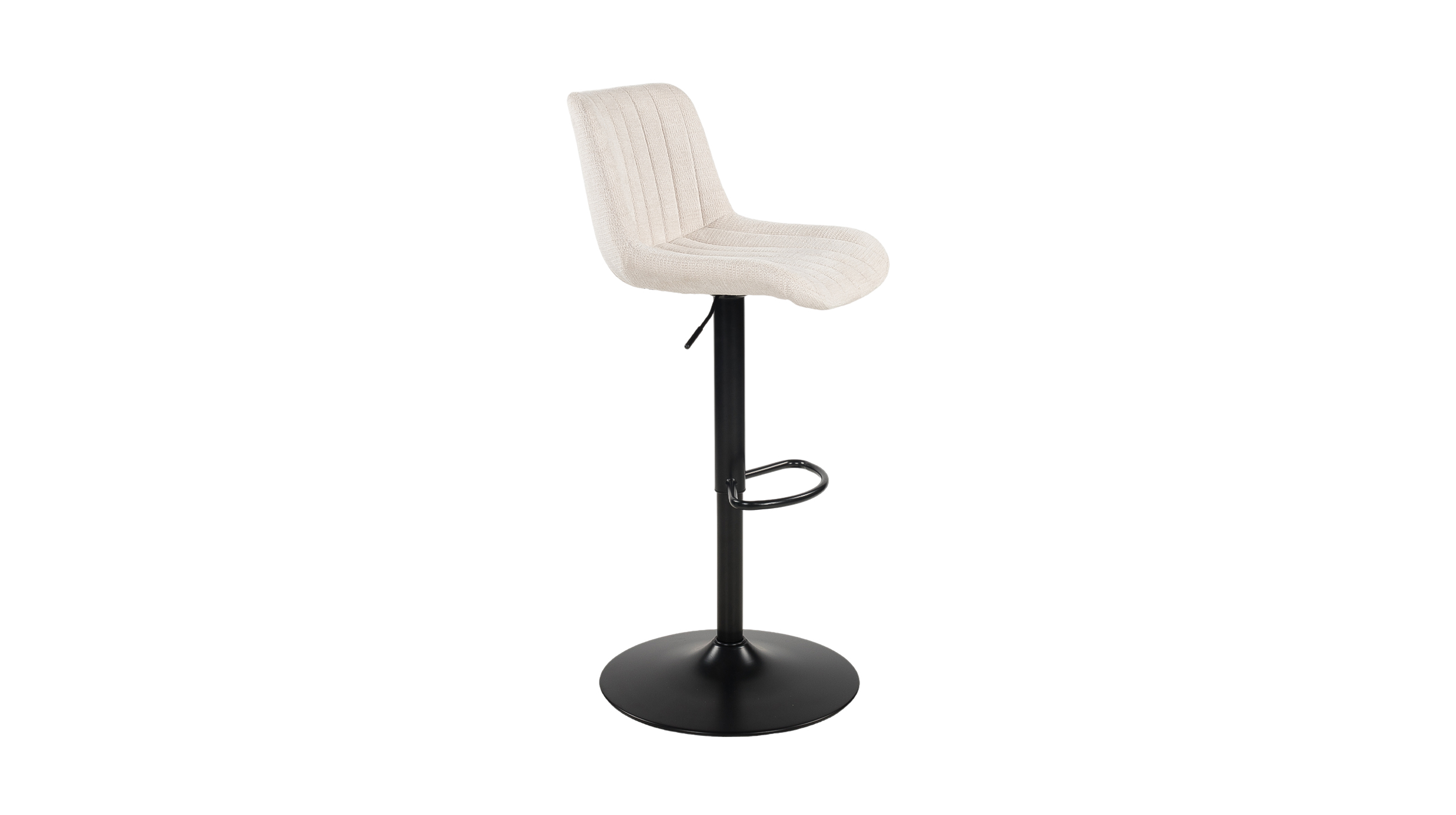 Barhocker creme höhenverstellbar - KELLY