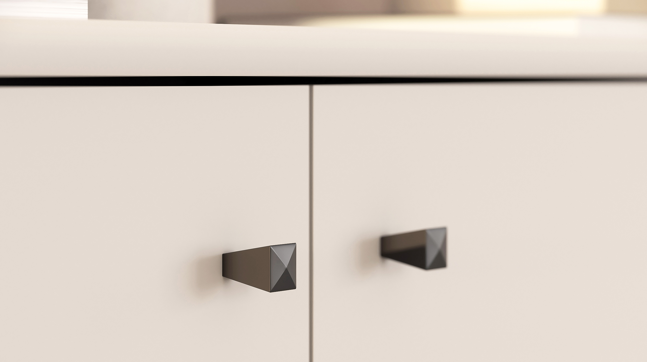 Kommode mit Schubladen beige 111 cm - TEMPRA