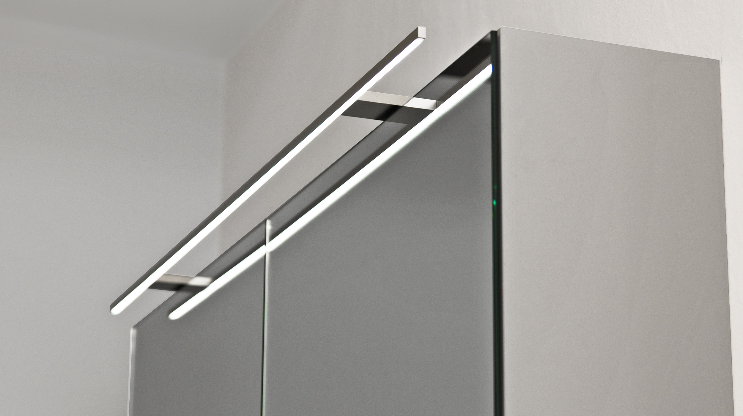 Badmöbel-Set grau - 2 Teile - Waschtisch 120 cm - ROMAO