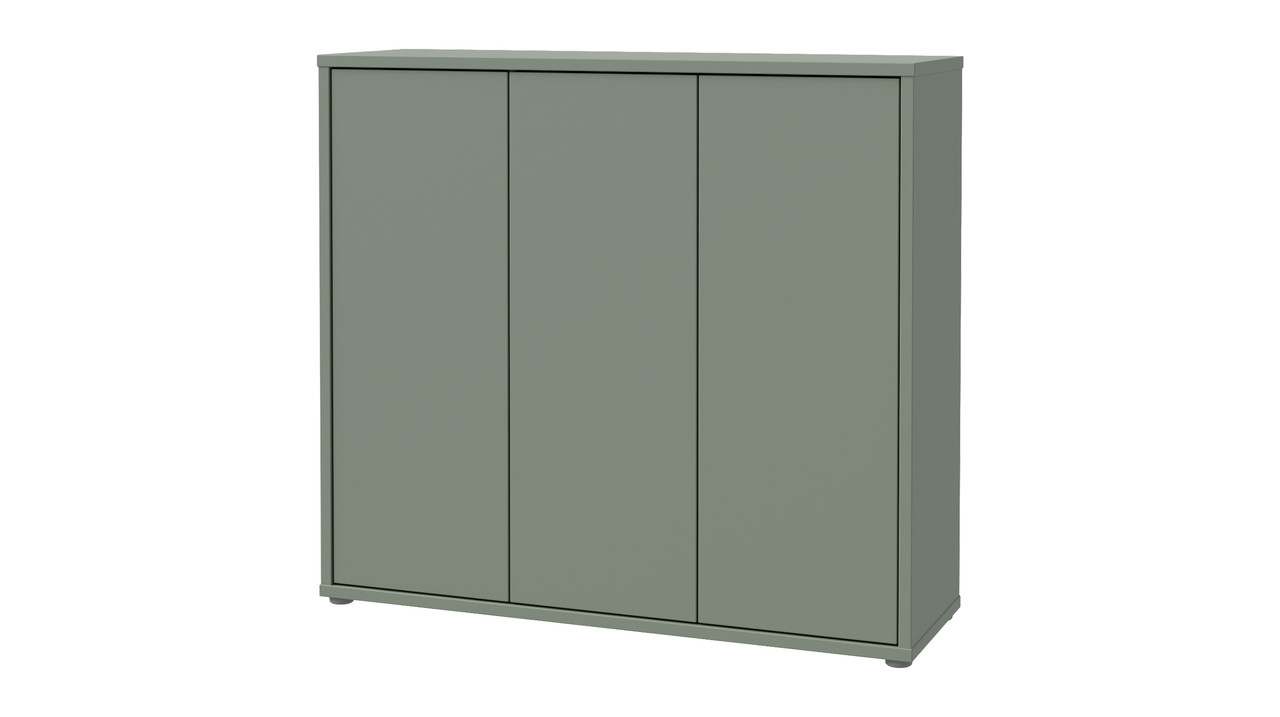 Schuhschrank grün 109 x 99 cm 3-türig - ALICE SPRINGS