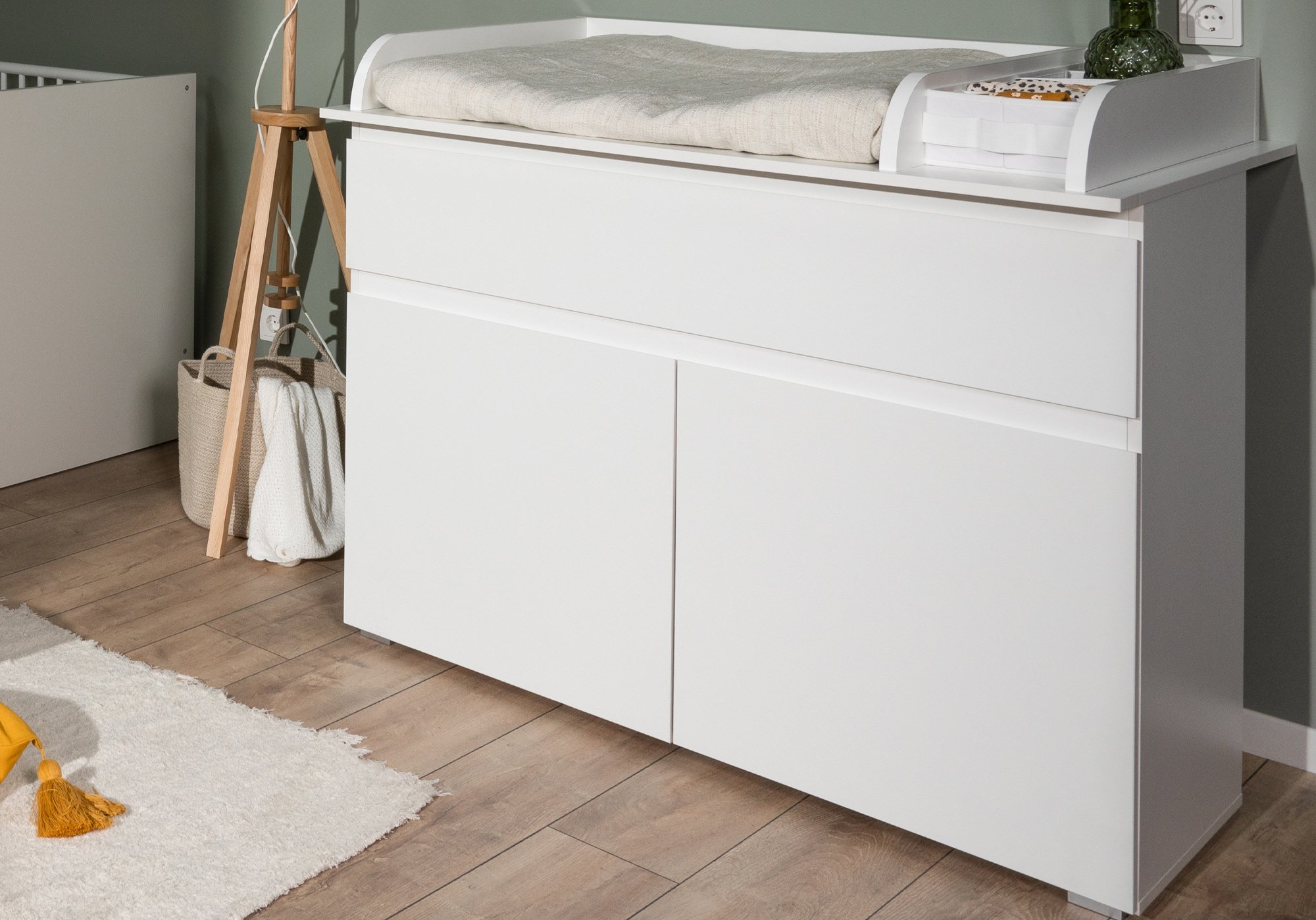 Kommode Wickelkommode weiß 120 cm - IMAGE