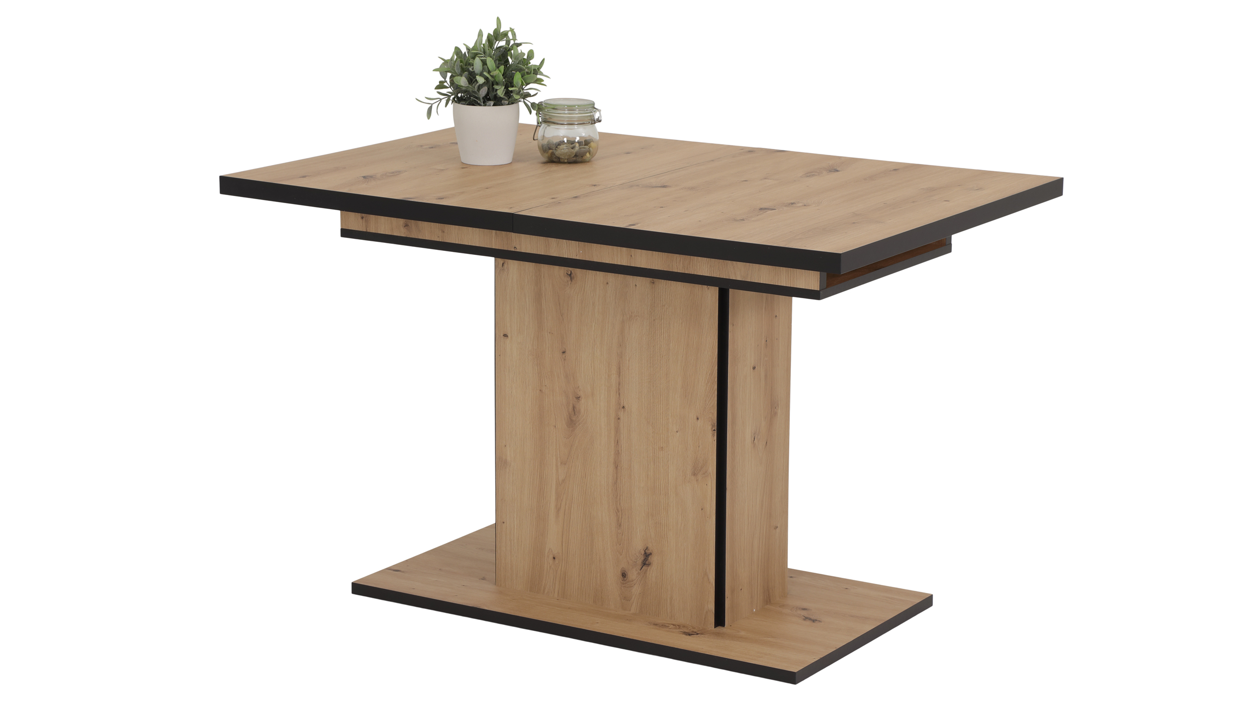 Esstisch 120 - 160 cm ausziehbar Artisan Eiche - ARIANA