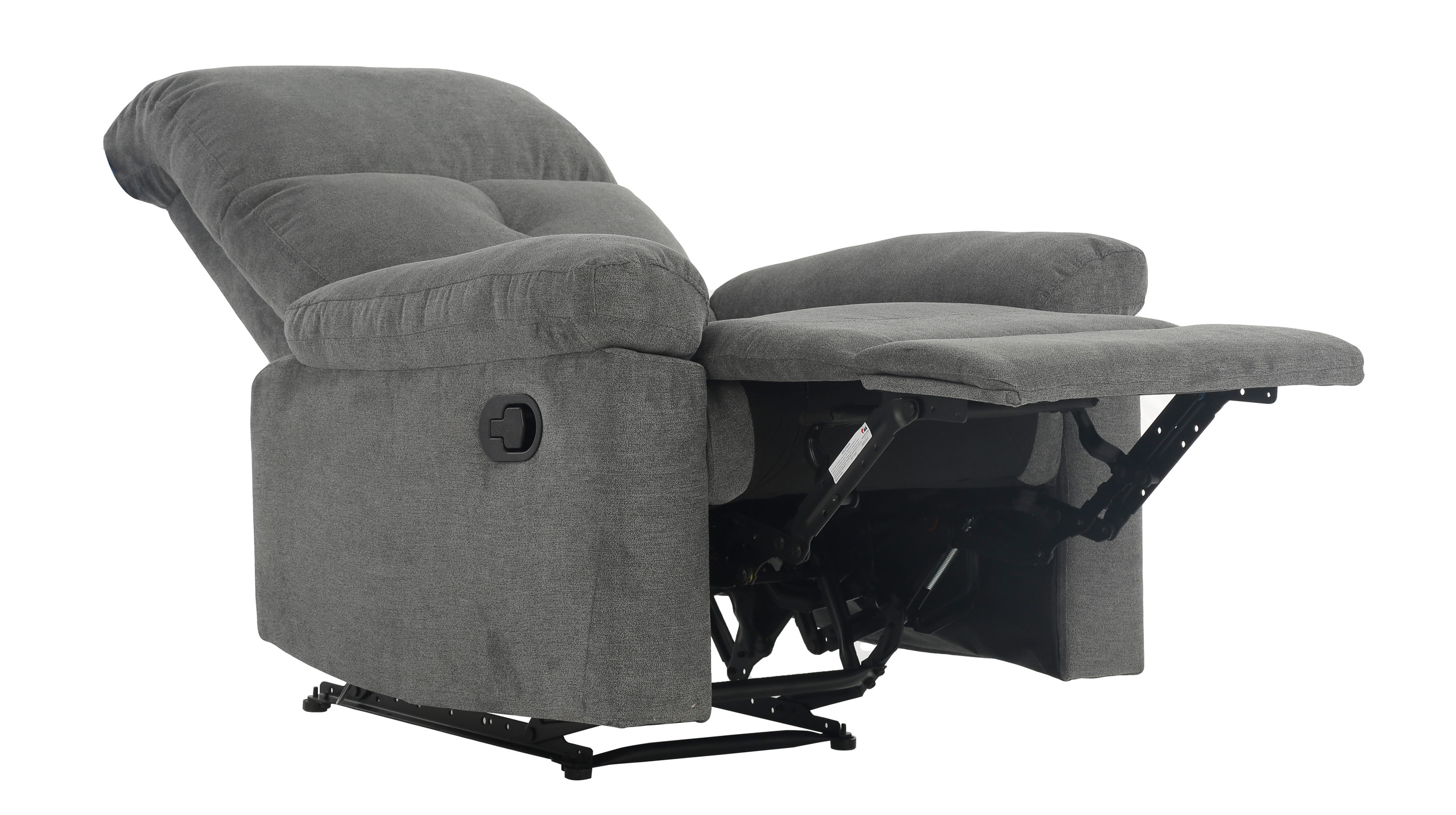 Fernsehsessel Microfaser grau - Relaxfunktion - RIVERA