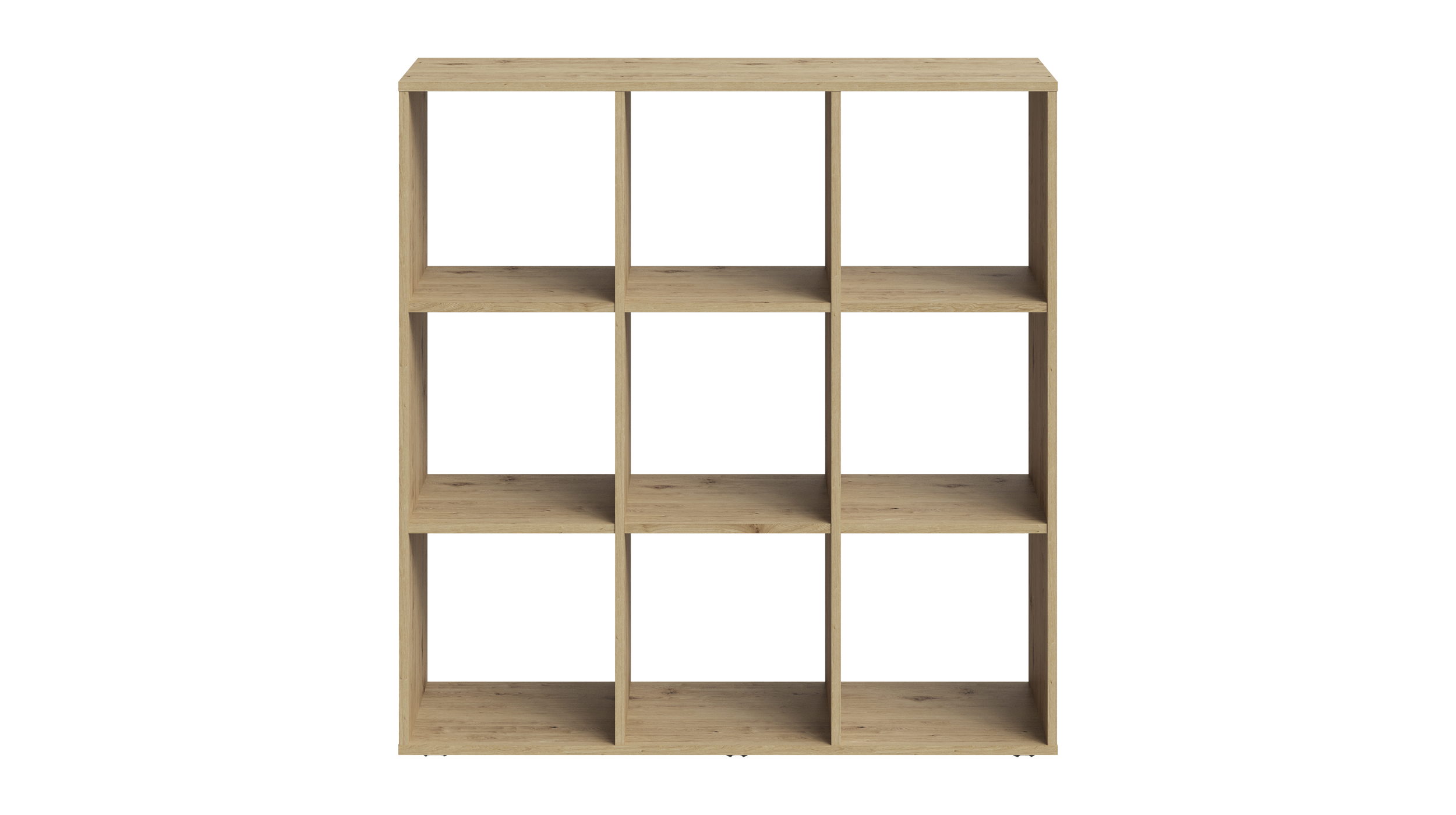 Raumteiler Artisan Eiche 104 x 107 cm - 9 Fächer - MEGA