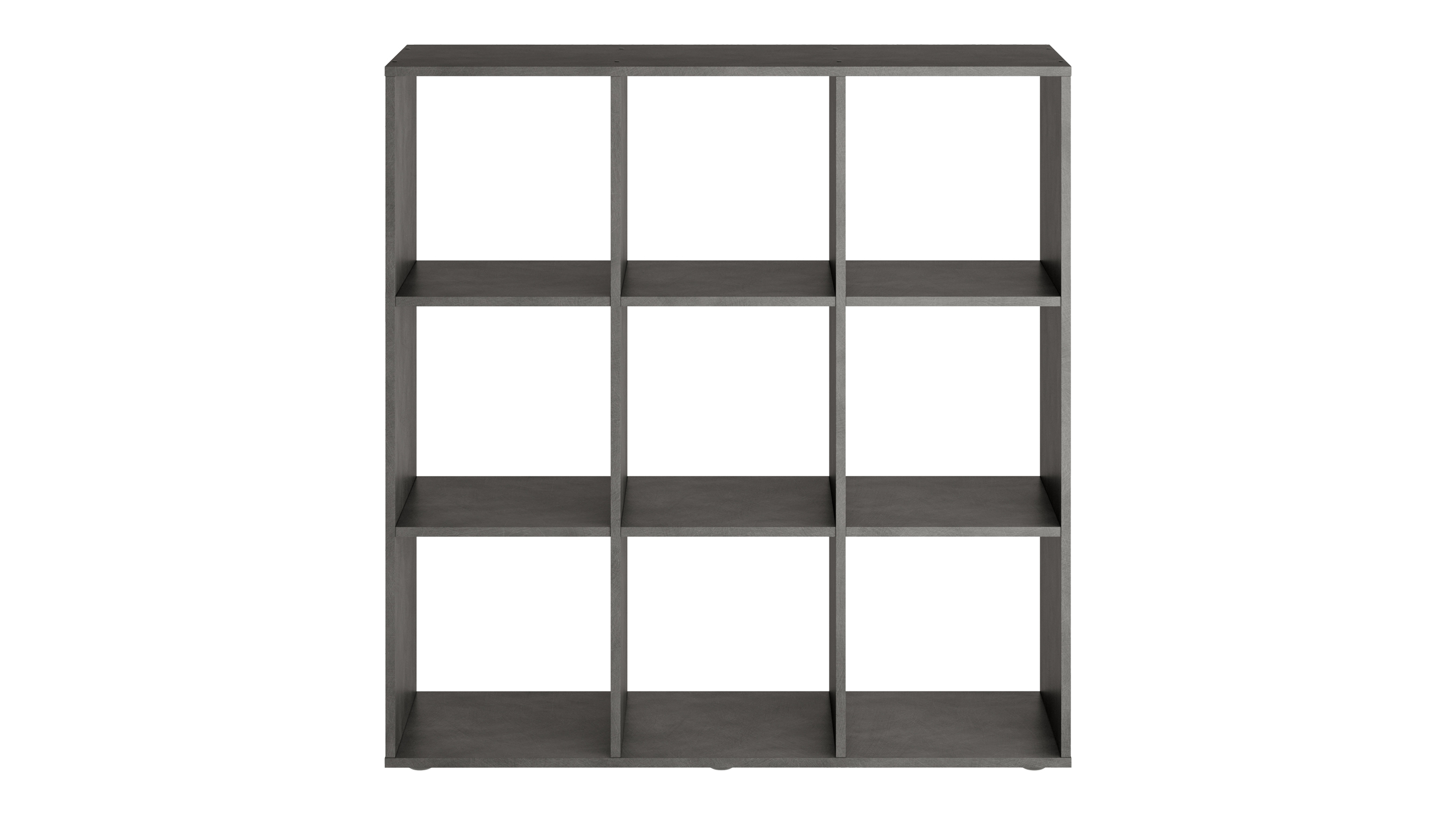 Raumteiler anthrazit 104 x 107 cm - 9 Fächer - MEGA