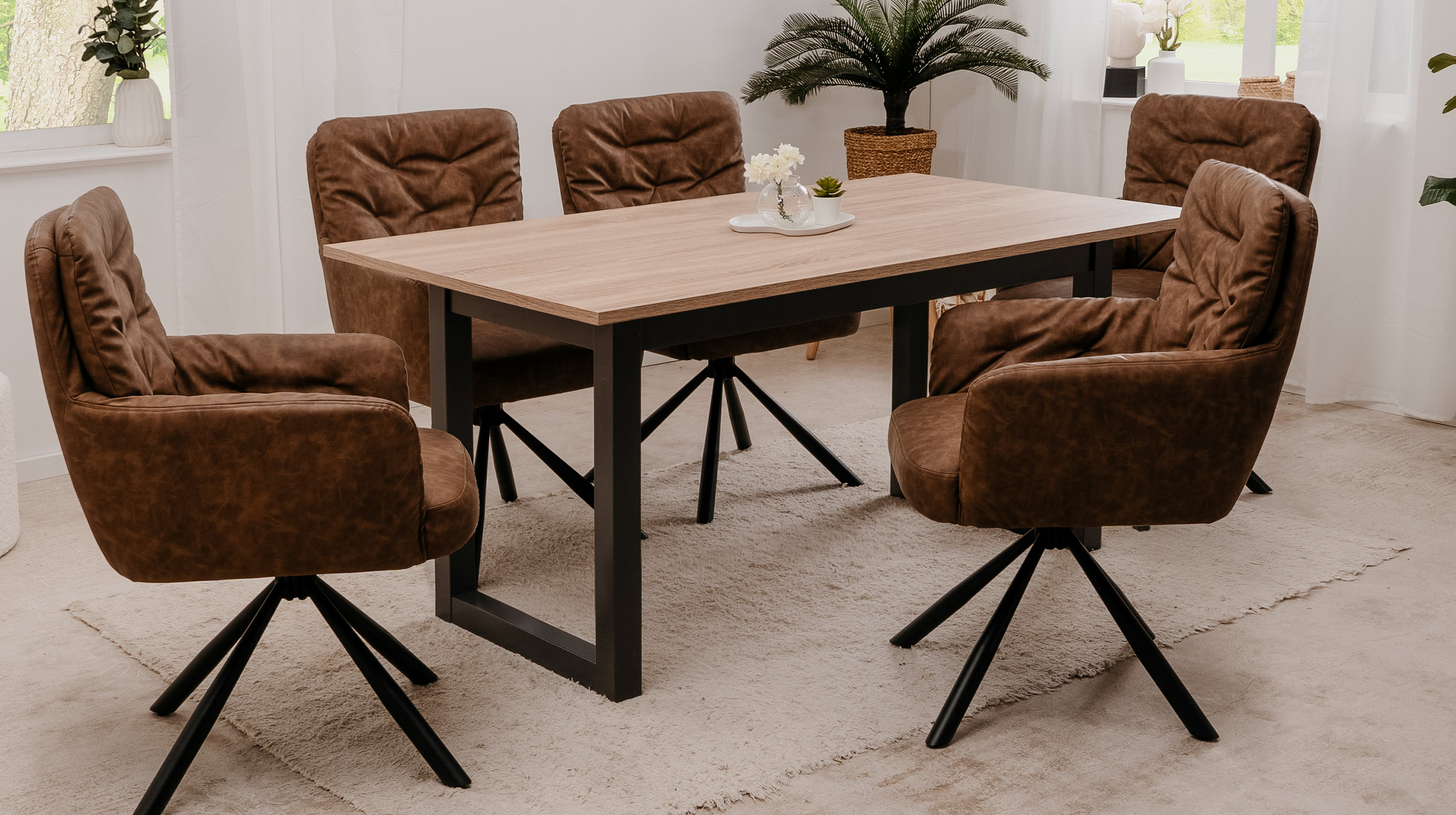 Esstisch ausziehbar 200 - 240 cm - Artisan Eiche - DENVER