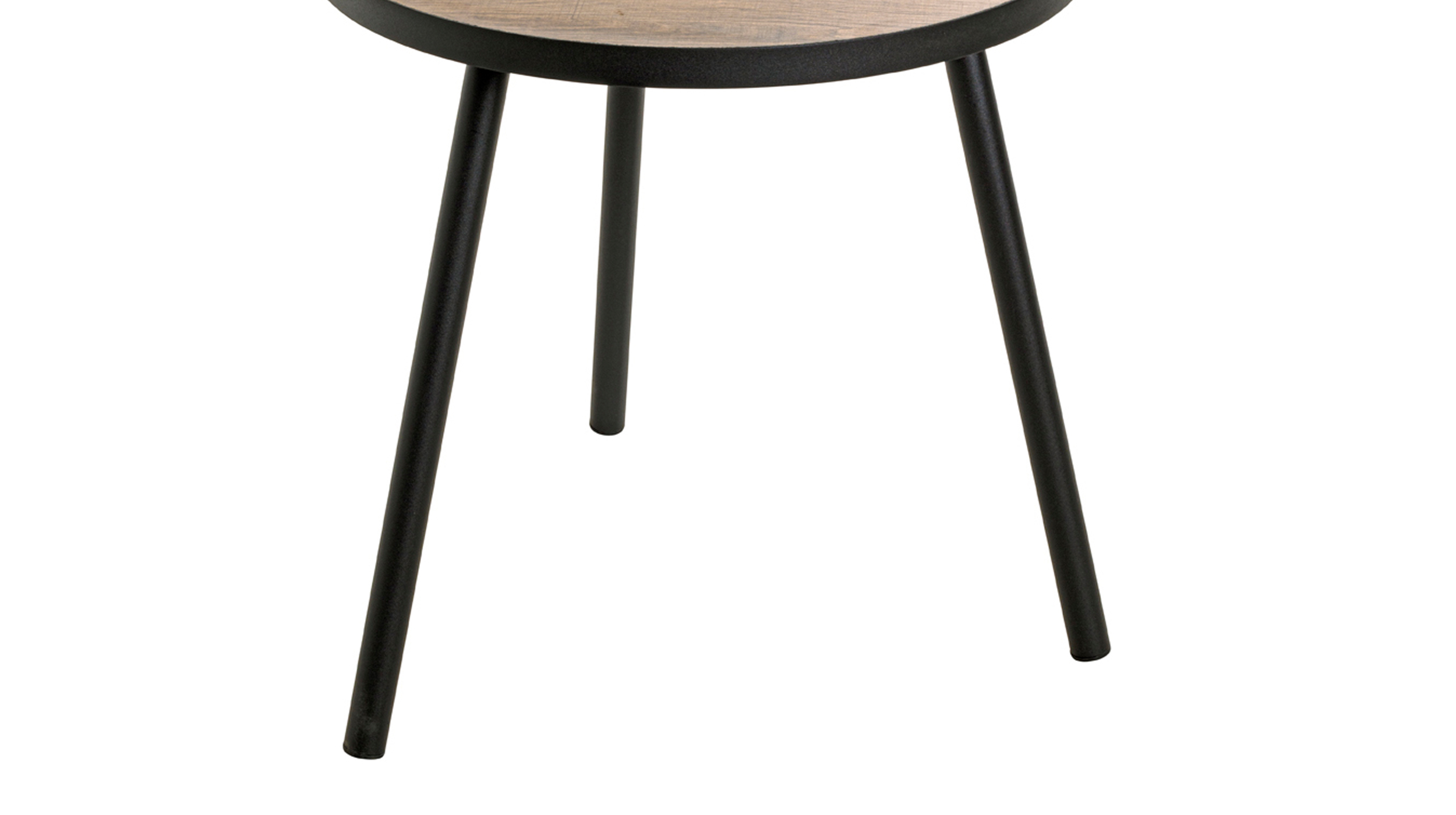 Beistelltisch Eiche rund 52 x 50 cm - GENUA