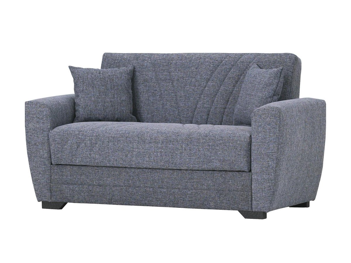 Einzelsofa grau Schlaffunktion ausziehbar 2-Sitzer 170 cm - ACUN