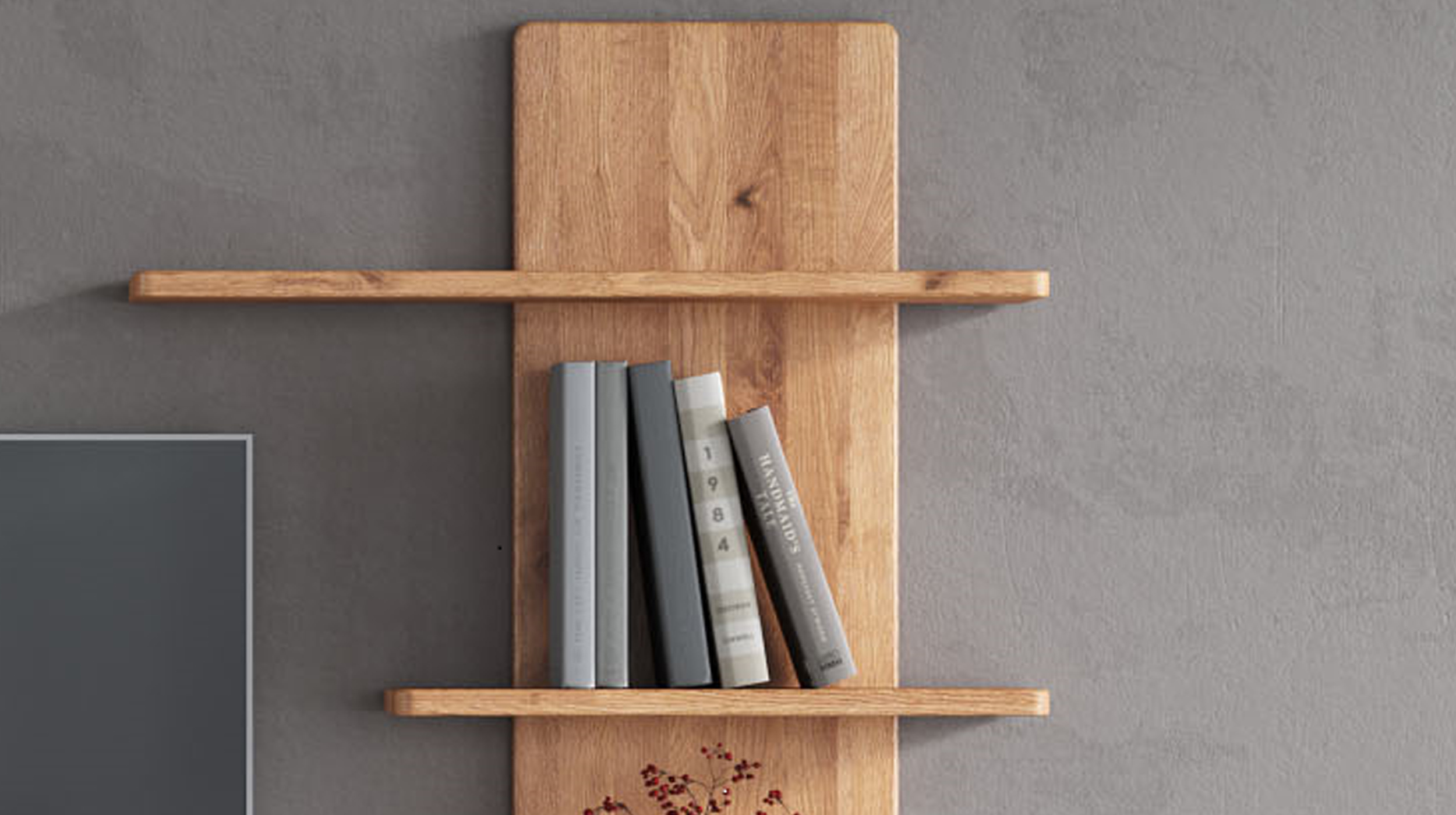 Wandboard Wildeiche massiv geölt 70 cm - LUCAS