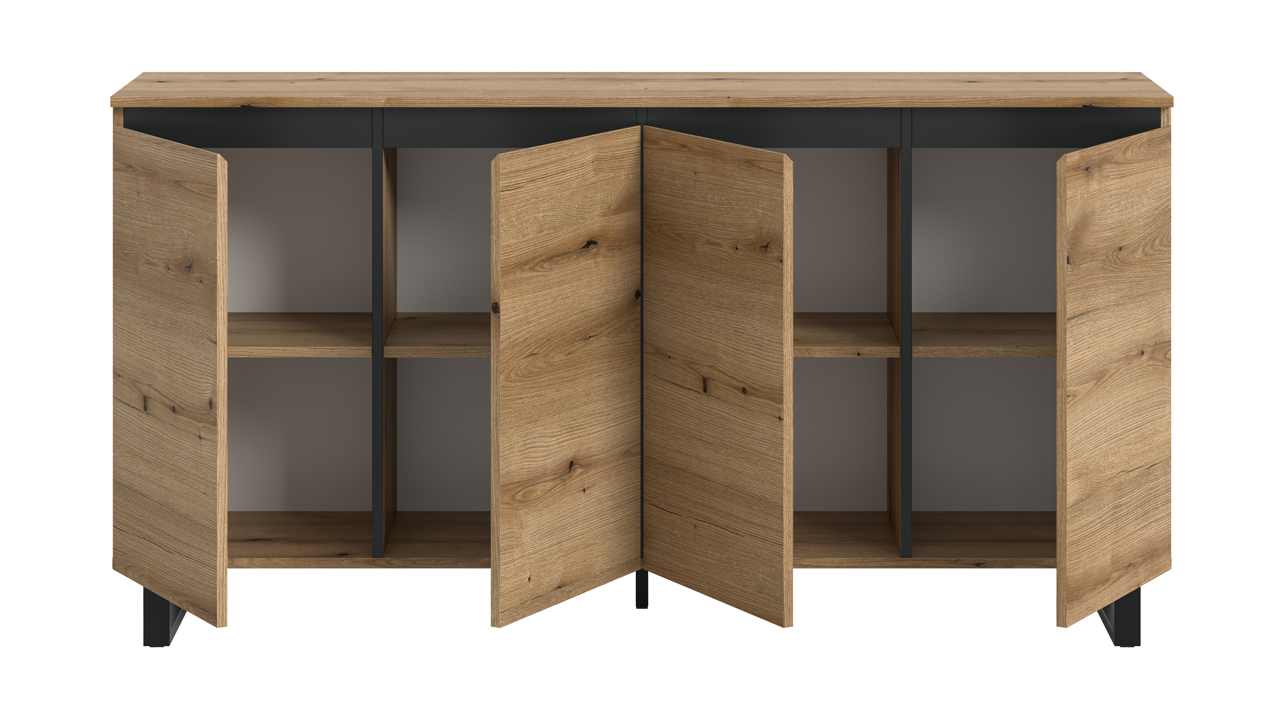 Sideboard Evoke Eiche 160 x 36 cm - TOMASA