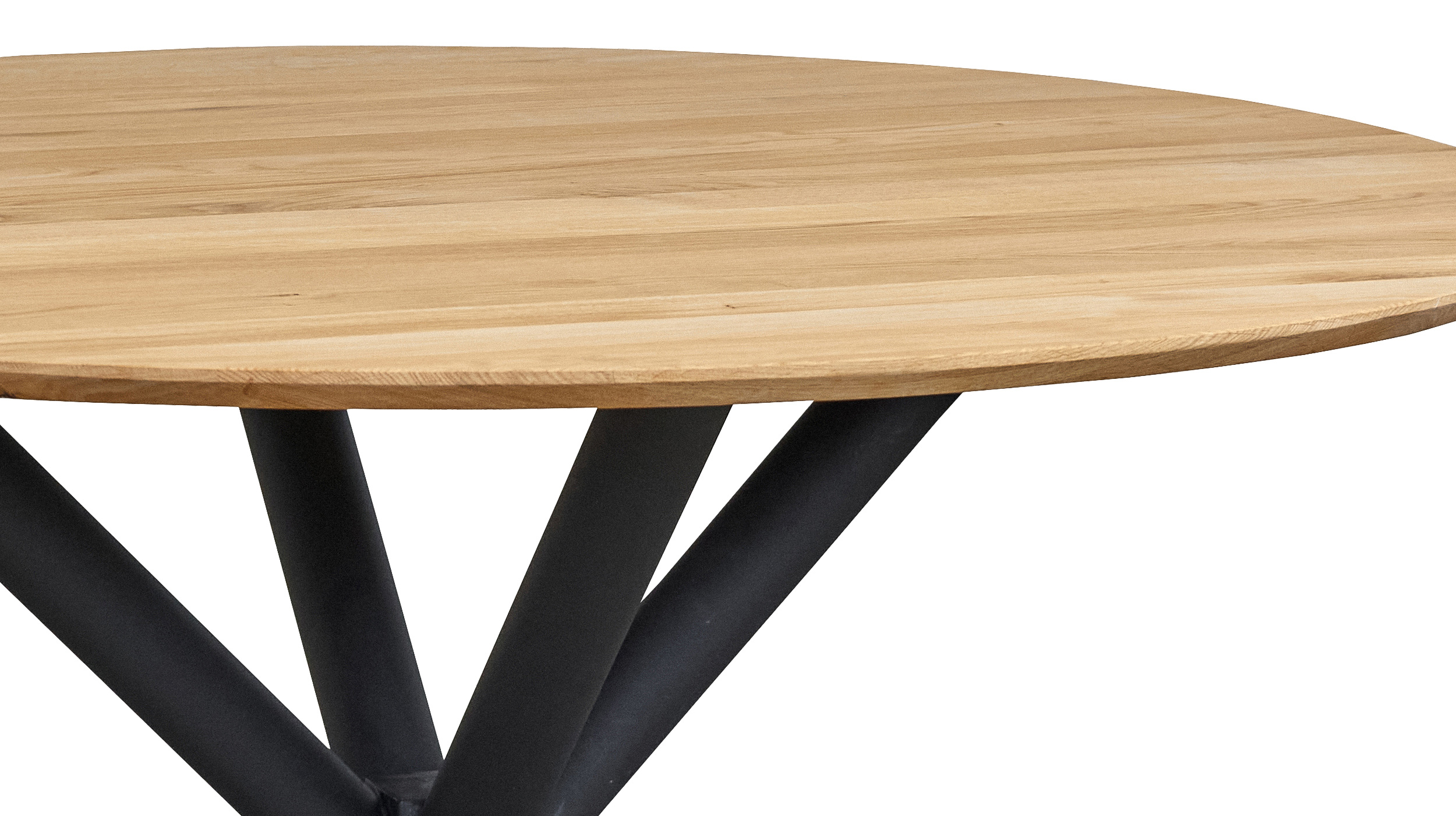 Esstisch Massivholztisch rund Eiche geölt 120 cm - LUND