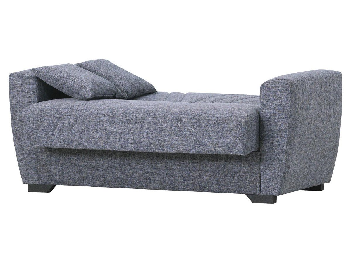 Einzelsofa grau Schlaffunktion ausziehbar 2-Sitzer 170 cm - ACUN