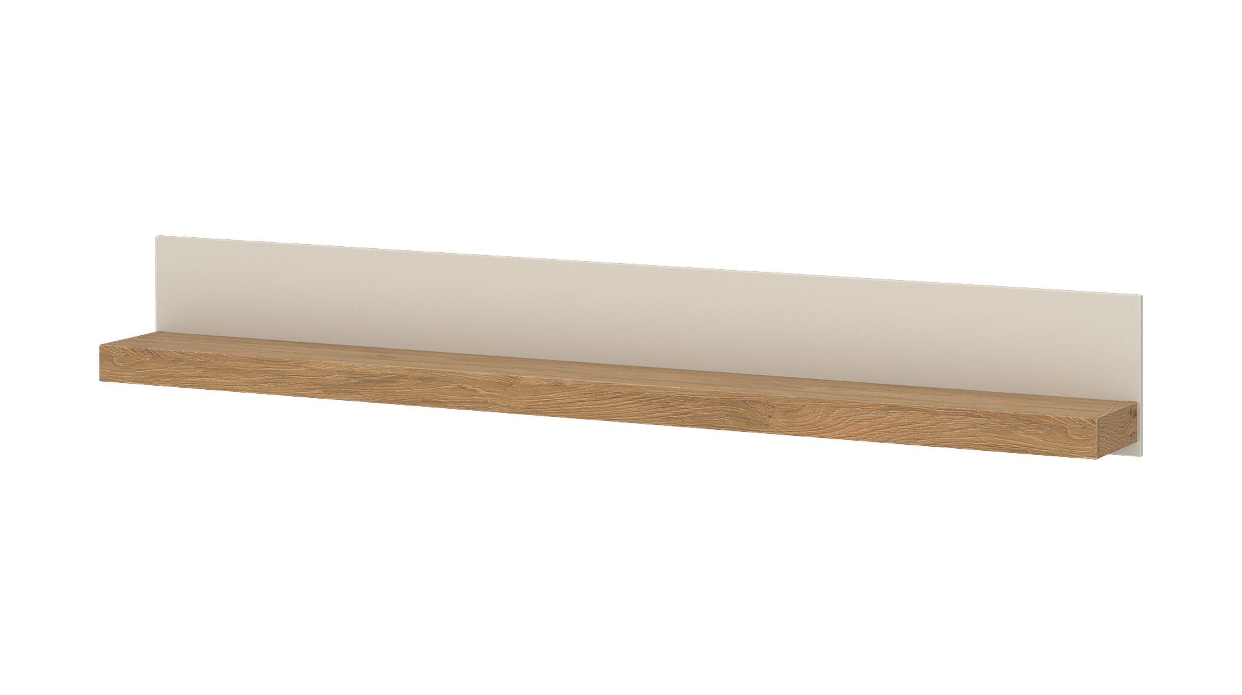 Wandregal Eiche beige - 194 cm - NAXXAR