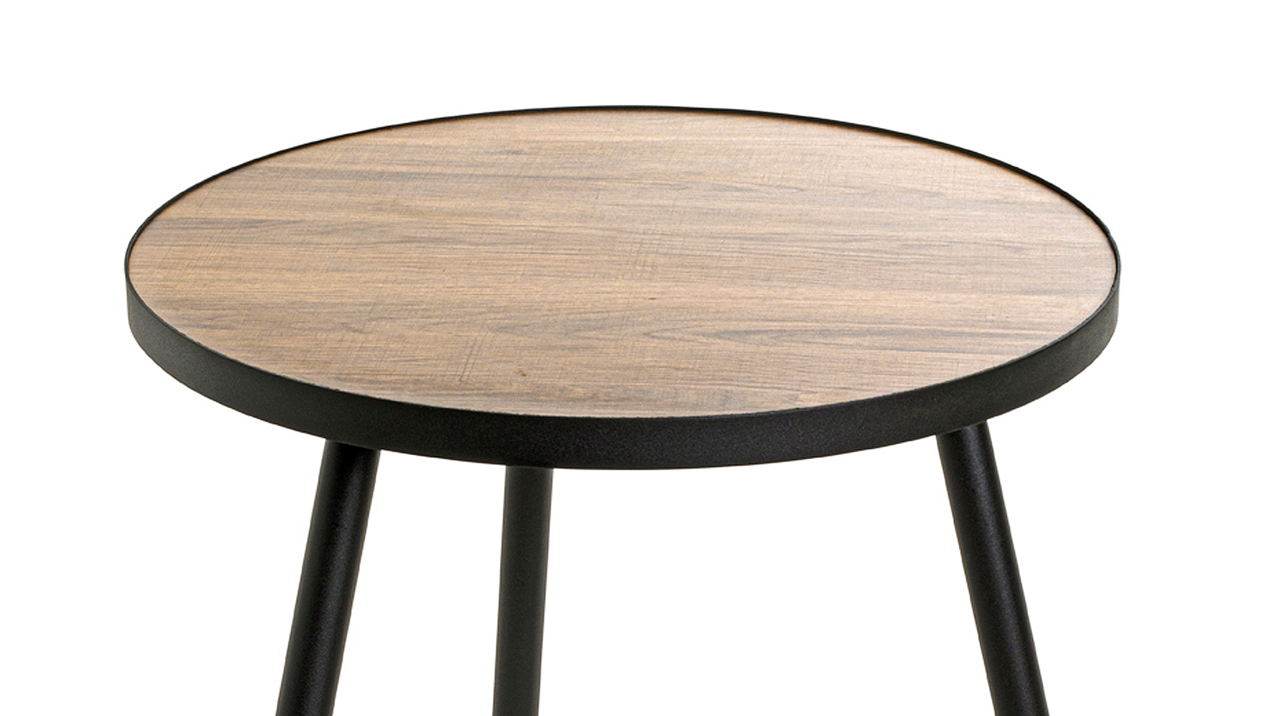 Beistelltisch Eiche rund 52 x 50 cm - GENUA